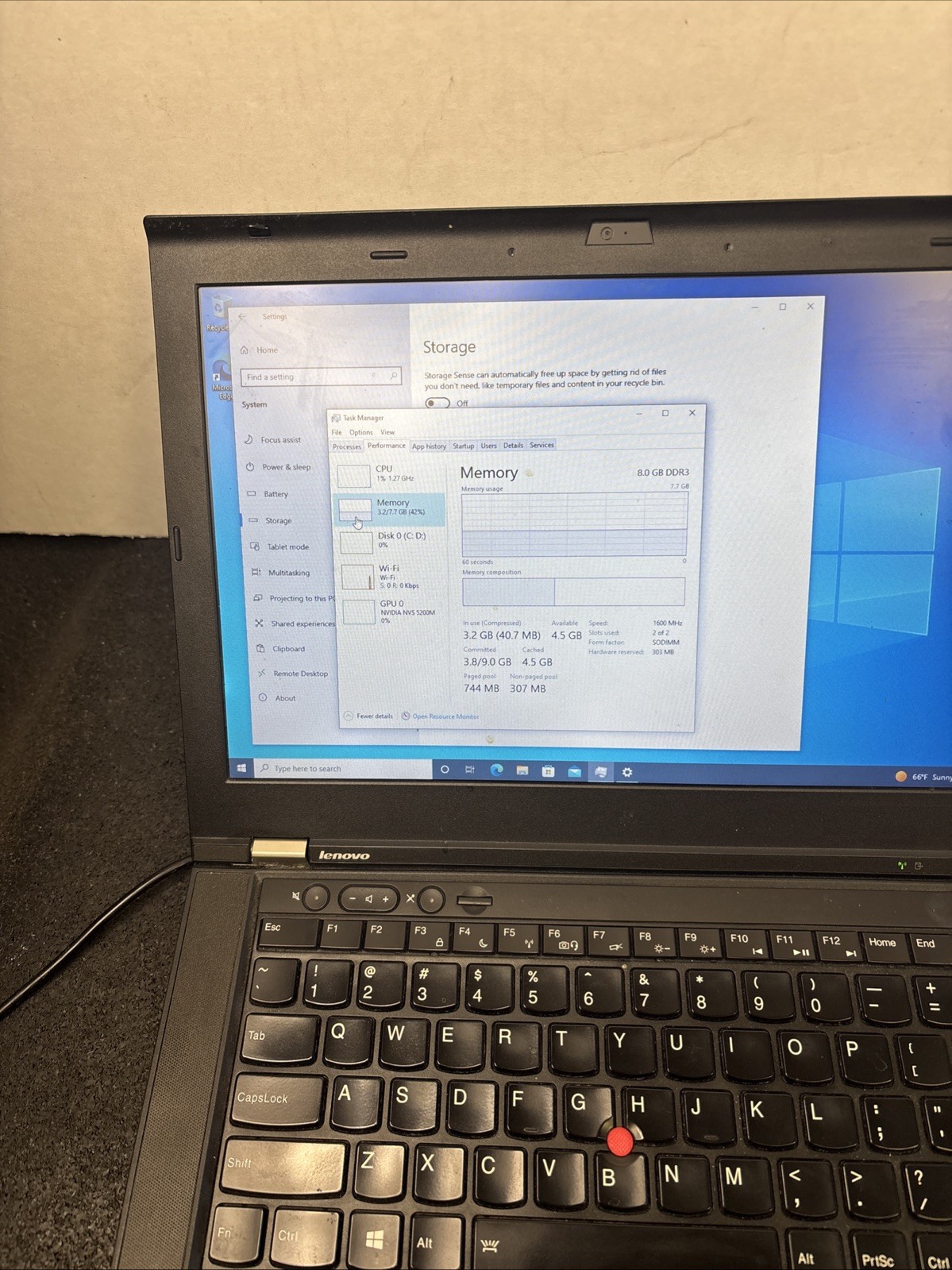 Lenovo ThinkPad T430s Core i7-3520M 2.9GHz 8GB RAM 180GB SSD Windows 10P Webcam