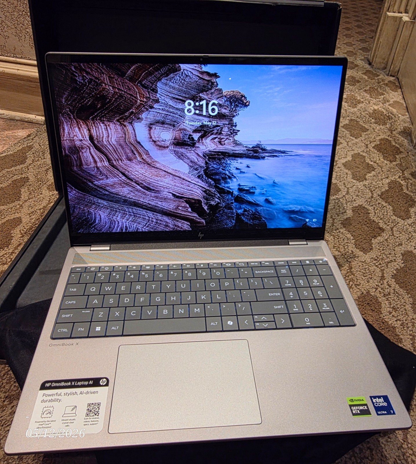 2025 HP OmniBook X 16-aw0038dx 16″ U7 255H 32GB DDR5 2TB SSD RTX 4050 Win11 PRO