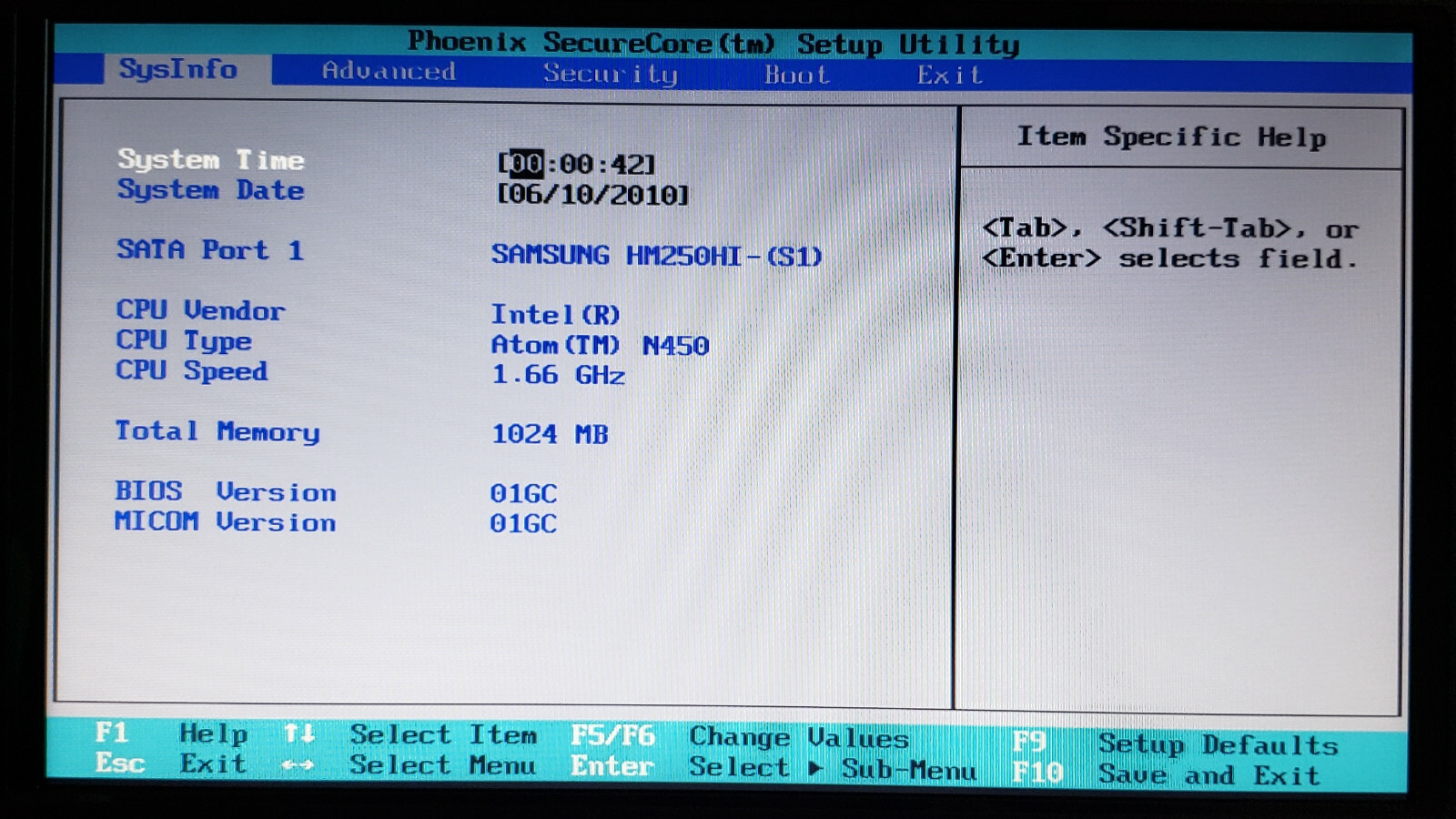 Open Box Samsung Netbook N145 Plus (NP-N145-JP02UK) (10.1″/Atom N450/1GB DDR2)