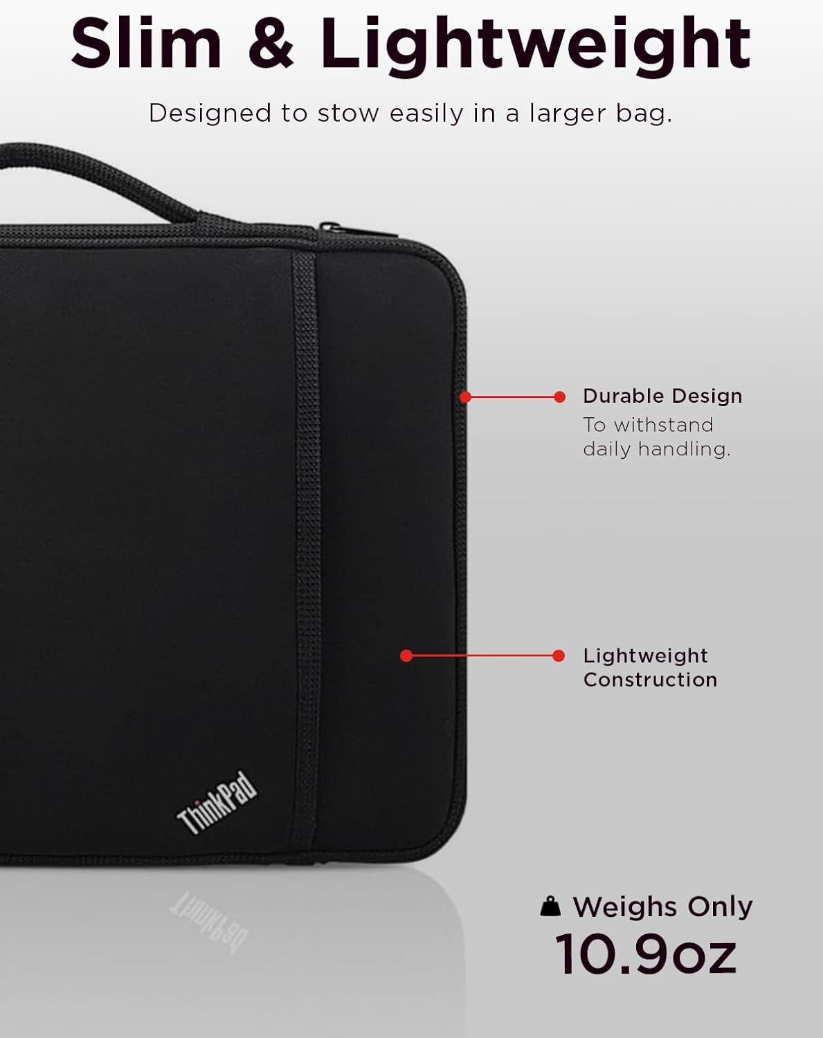 Thinkpad 14-Inch Laptop Sleeve – Slim Protective Notebook & Tablet Case Compatib