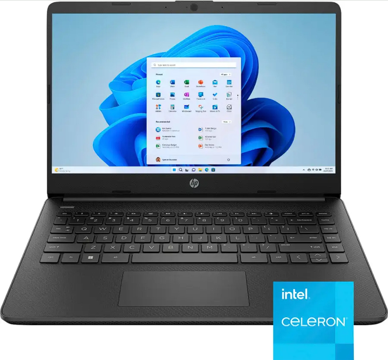 HP 14-dq0761dx 14″HD LED Intel Celeron N4120 4GB SODIMM DDR4 SDRAM 128GB EMMC