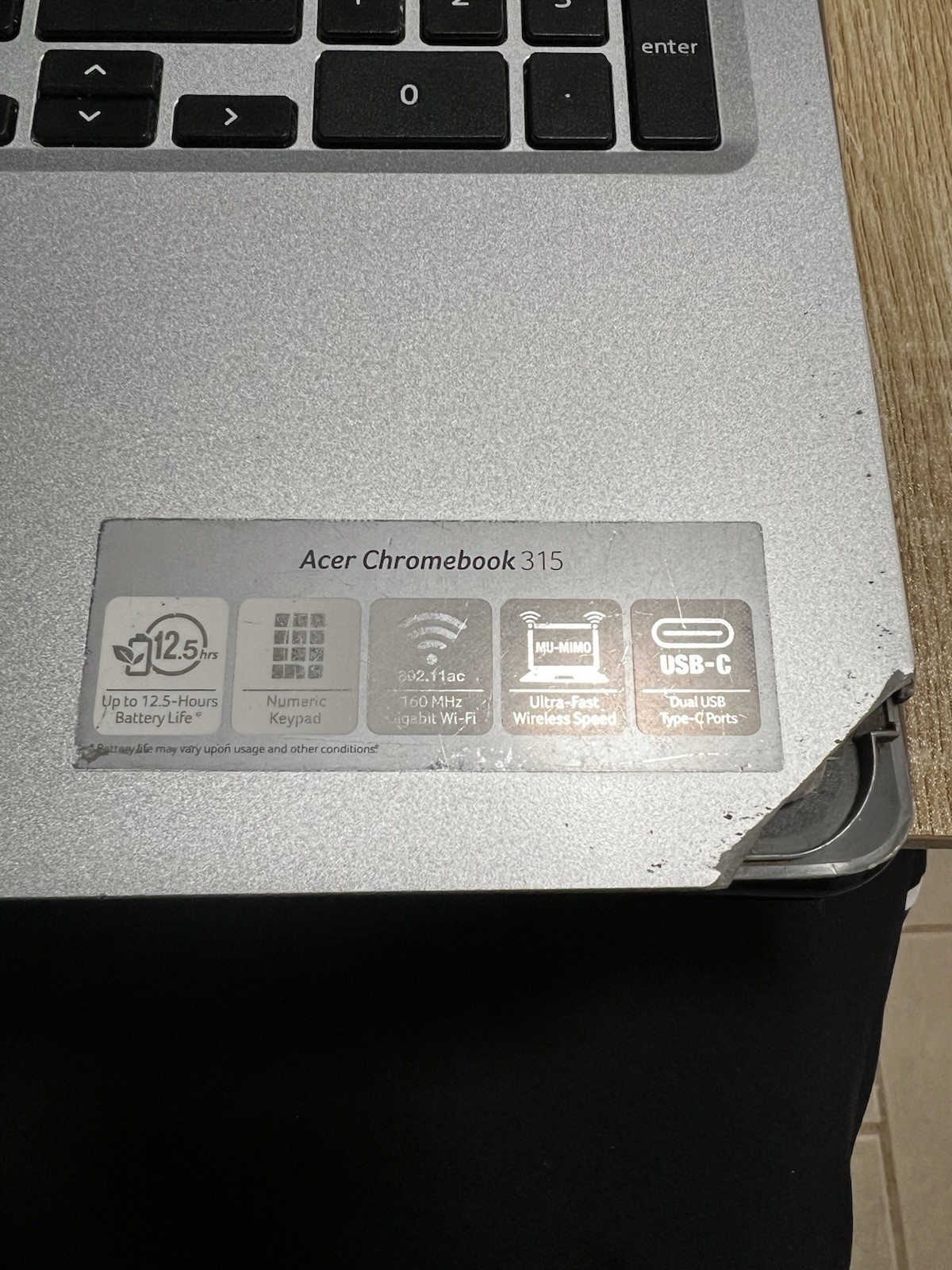 2 Acer Chromebooks Laptops ( Silver Works ) (Black Unaware If It Works (READ)