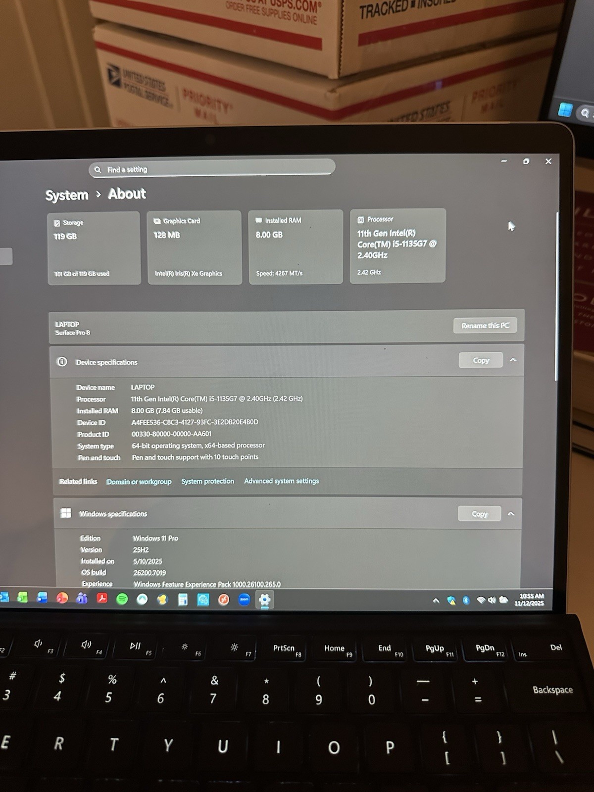 Microsoft Surface Pro 8 13″ Touch, Silver – Includes Surface Dock 2 and Keyboard