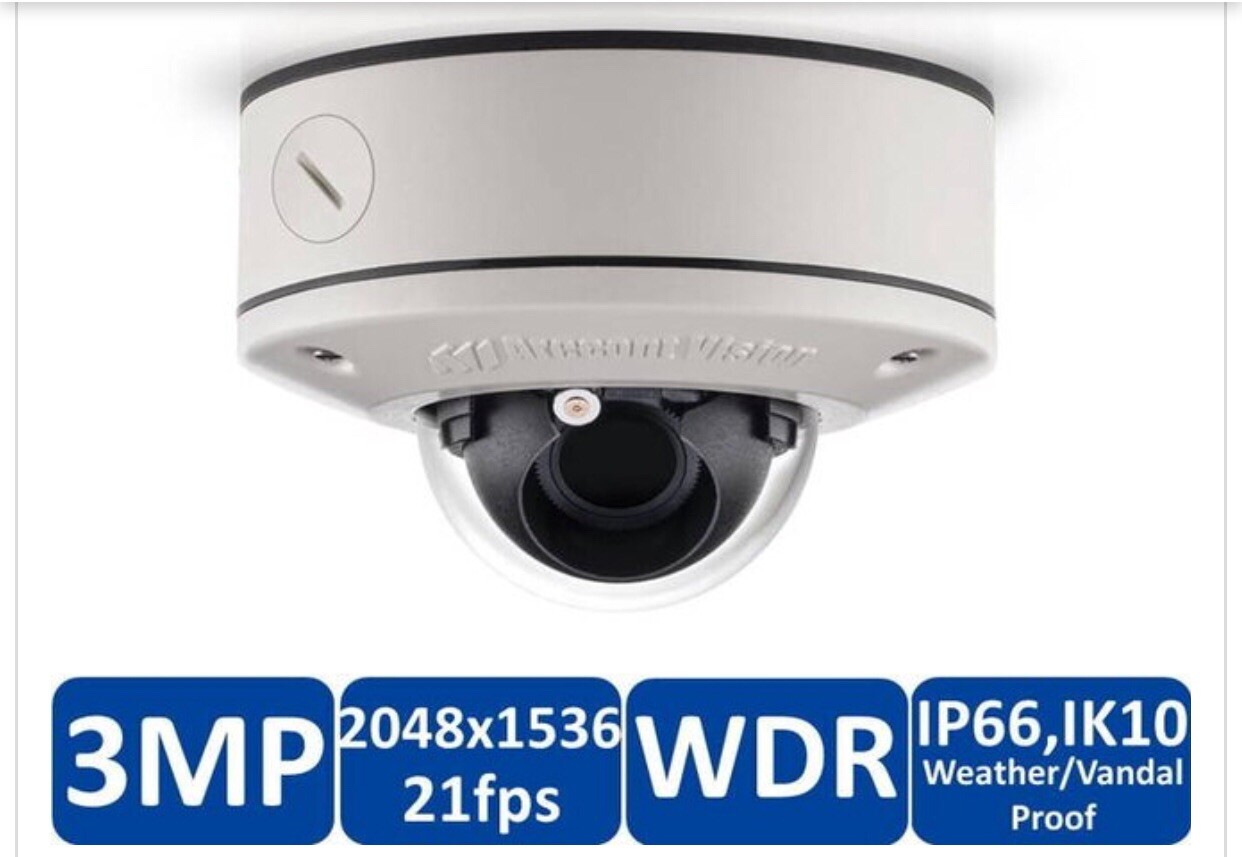 Arecont AV3555DN-S-APZ 3MP WDR 31FPS, H.264, MicroDome G2