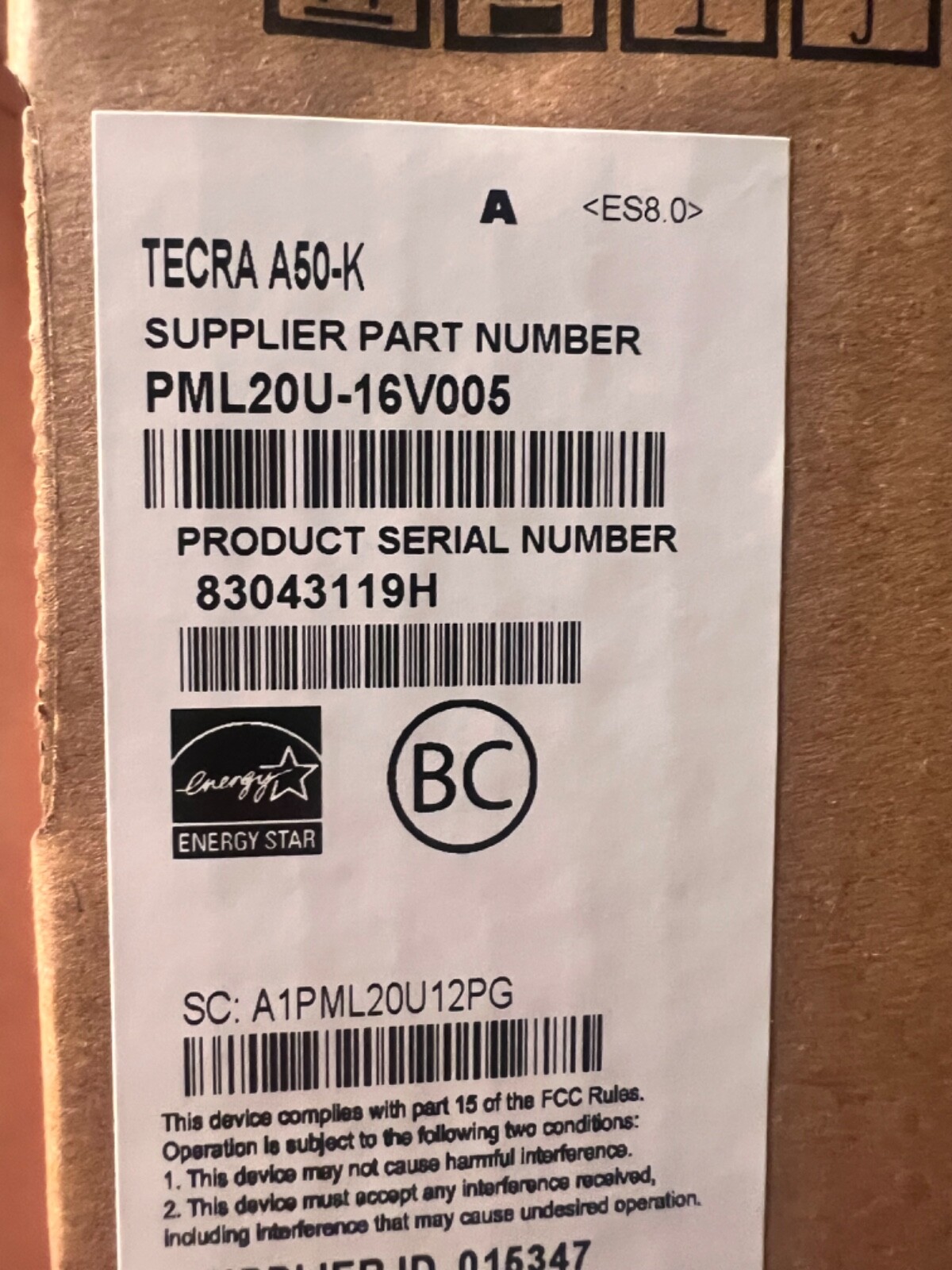 **BRAND NEW** Toshiba Dynabook Tecra A50-K 32GB Laptop Computer