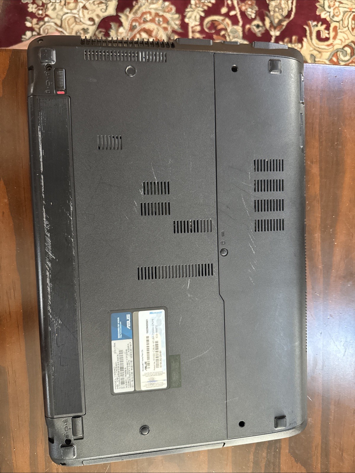 ASUS X54C 15.6″ Intel Pentium B960 2.20Ghz 4GB RAM 0GB HDD PARTS OR Repair