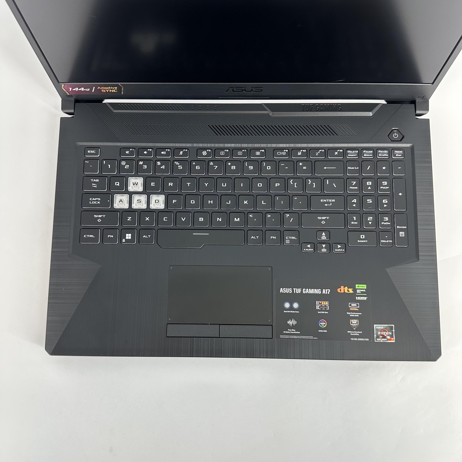 Asus TUF A17 Black 144Hz FHD 3.1GHz Ryzen 7 7435HS 6GB 512GB SSD NVIDIA RTX 2050
