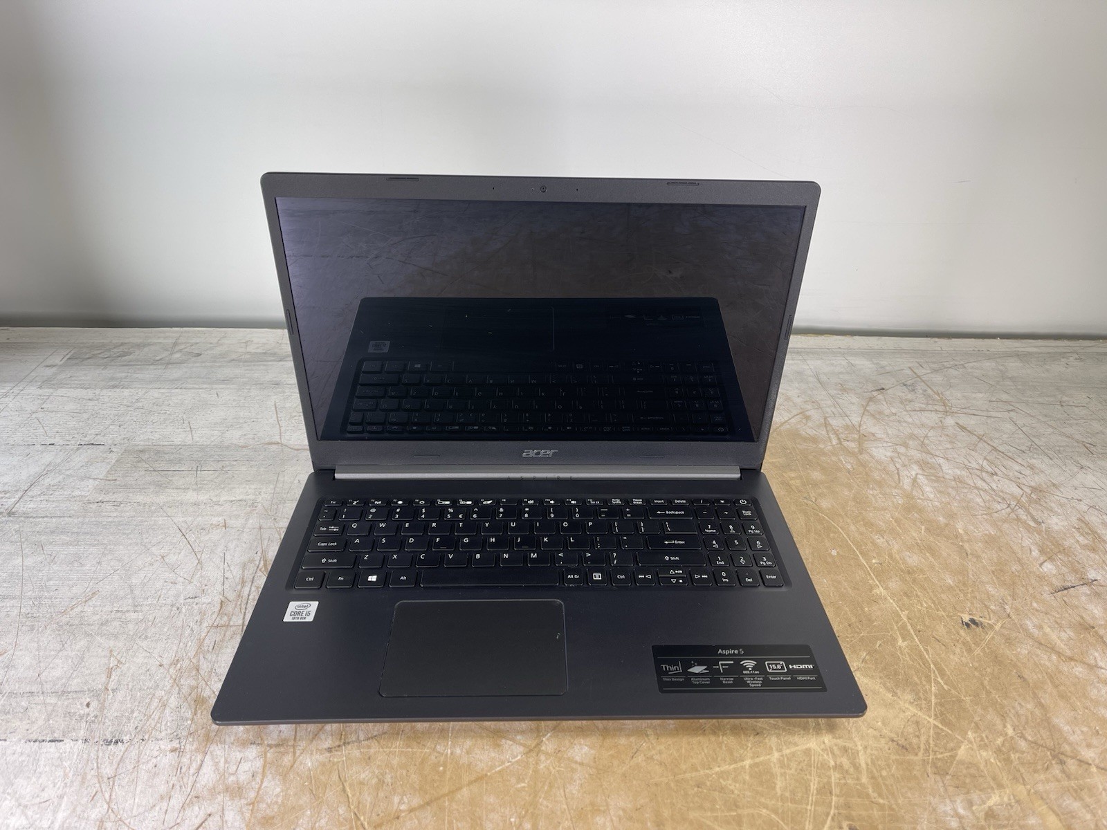 ACER ASPIRE 5 A515-55T-54BM i5-1035G1 @ 1.00GHz, 4GB RAM, NO HDD/OS – (PARTS)