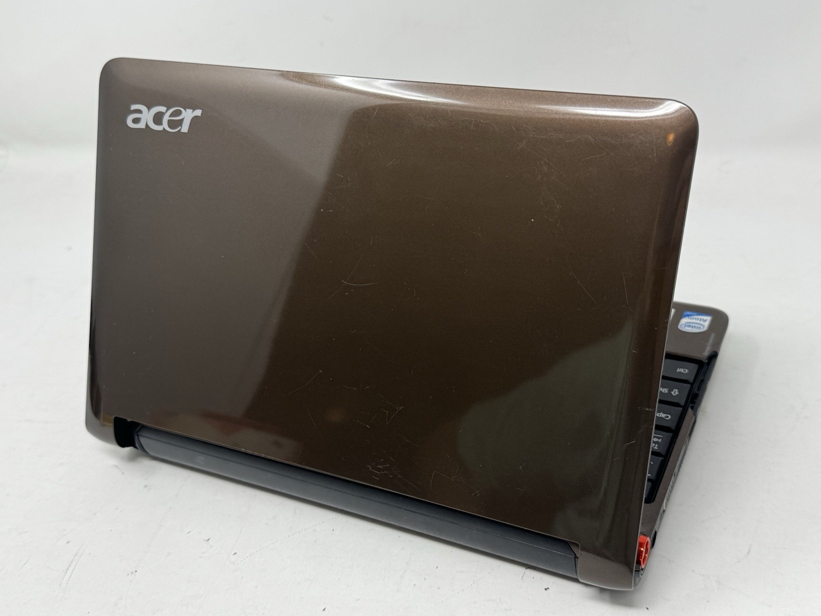 Acer Aspire One Series ZG5 Intel Atom 1.60GHz Brown Netbook Laptop With Charger