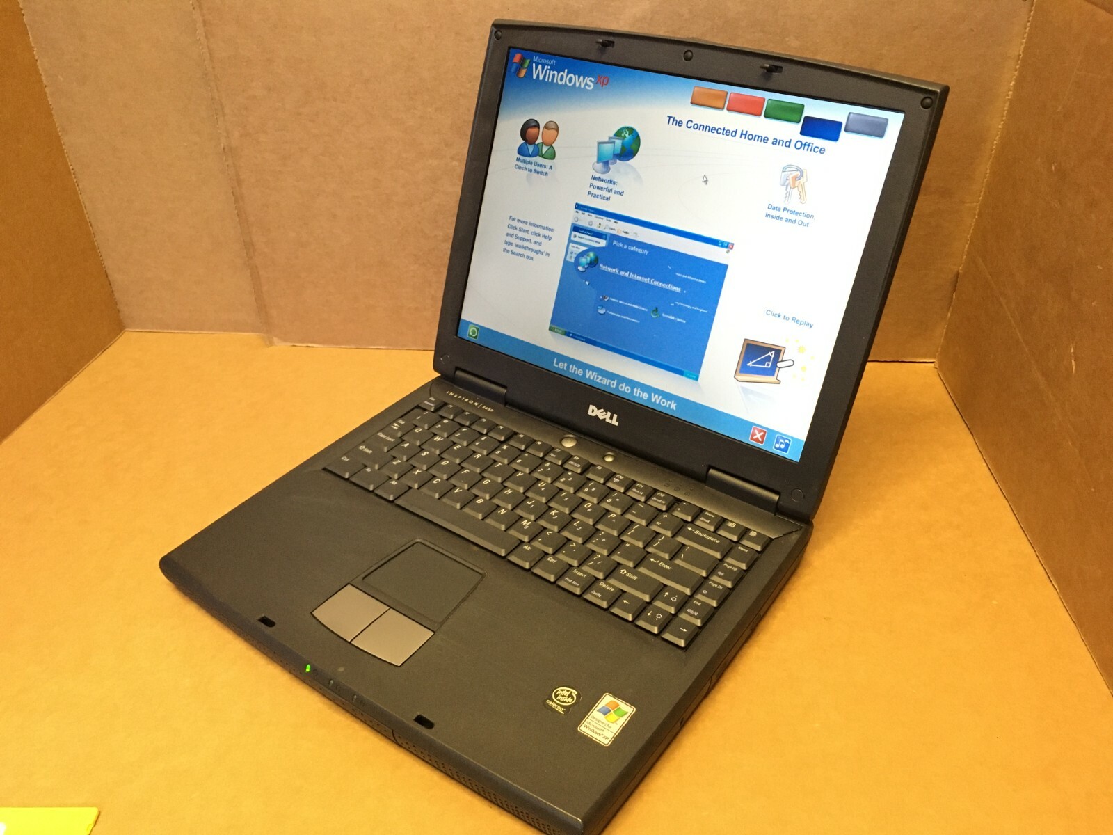 Dell Inspiron 2650 Laptop 1.50 GHz 18.6GB HDD 512MB RAM Windows XP Office 2000