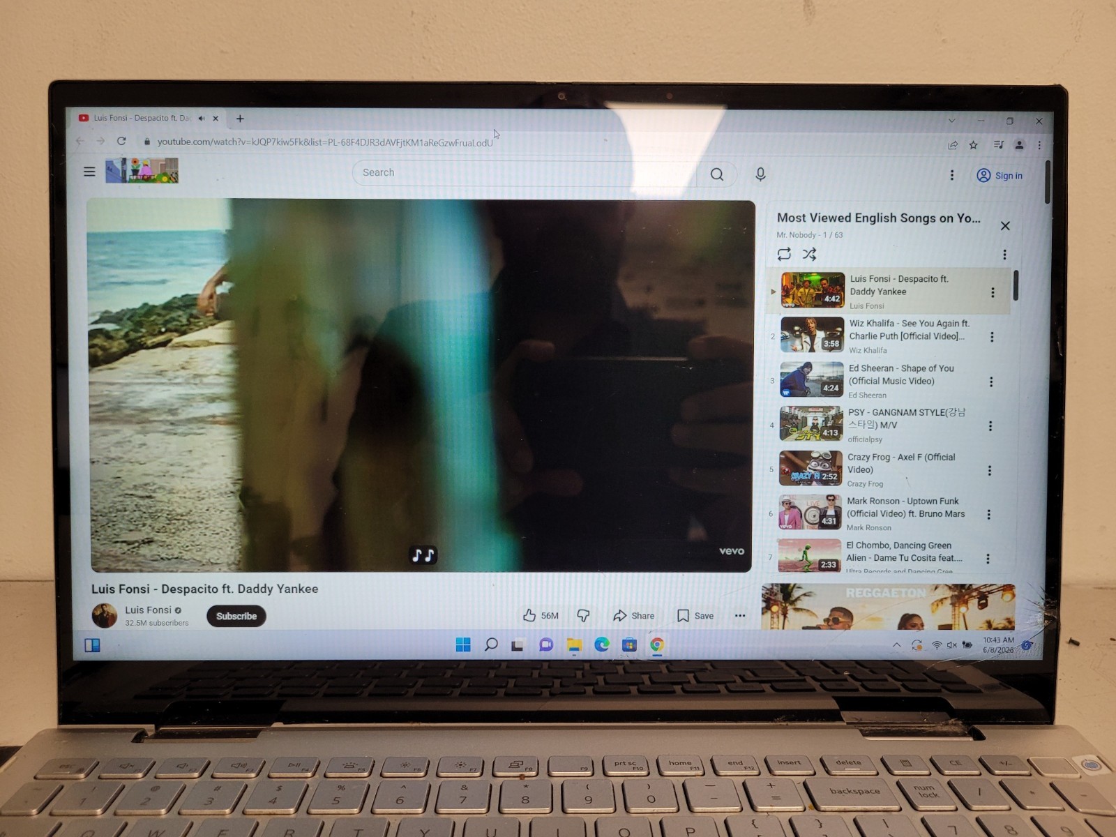 Dell inspiron 7506 2in1 broken i5-1135G7 2.4ghz 12 gb ram no ssd *parts BF91G63