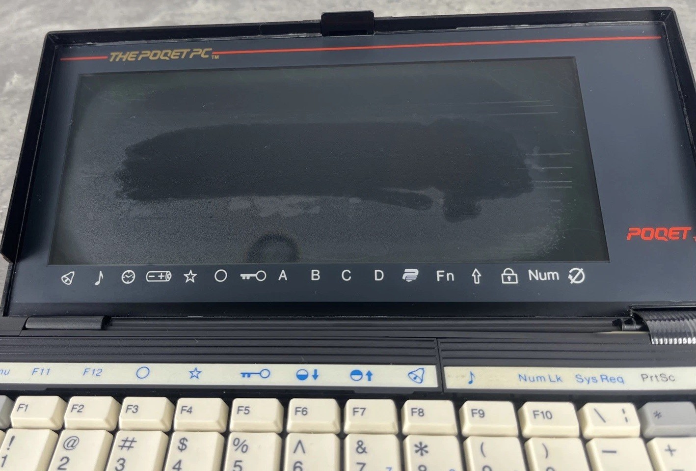 The Poqet PC Vintage Laptop for Parts Or Repair PQ0164 Untested