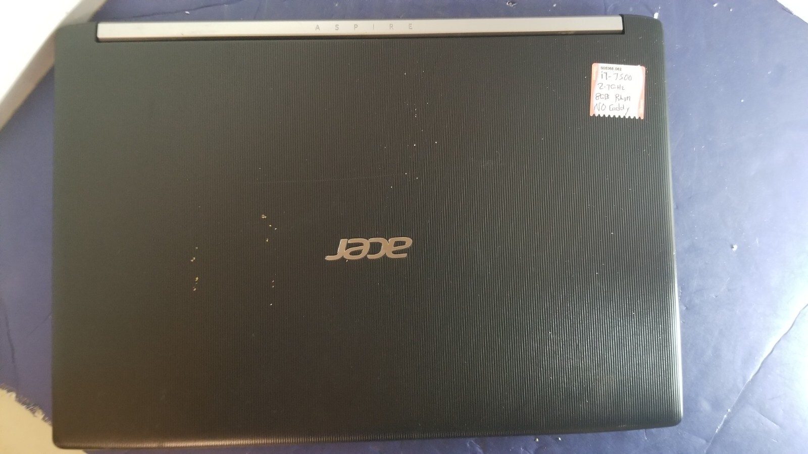Acer Aspire 5 A515-51-75UY i7-7500U 2.7Ghz Motherboard 8GB 0GB SSD NO OS NO CADD