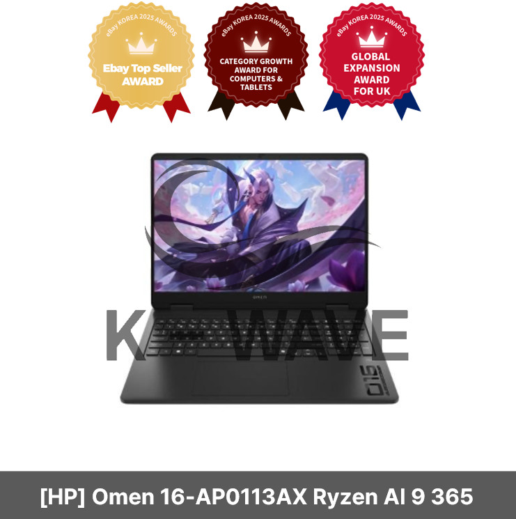 [HP] Omen 16-AP0113AX Ryzen AI 9 365 (32GB/512GB/RTX5060/Win11Home)