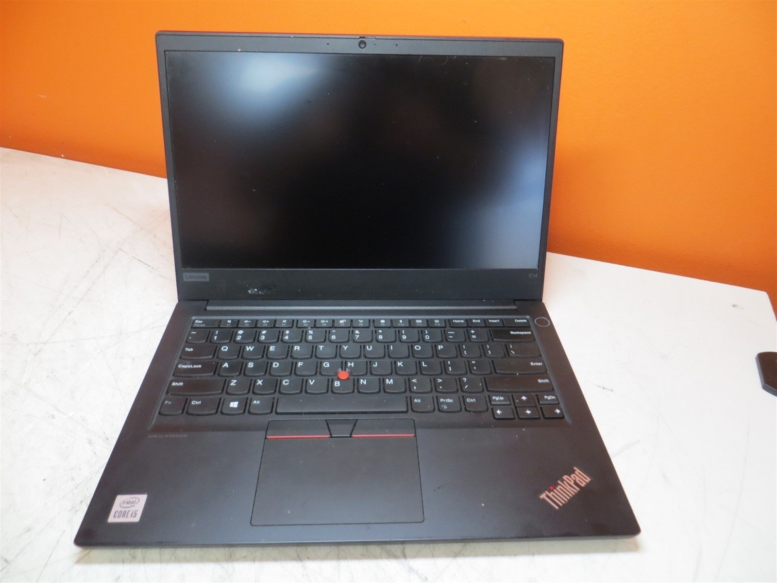 Scratched Screen Lenovo ThinkPad E14 Laptop Intel i5-10210U 1.6GHz 8GB 512GB SSD