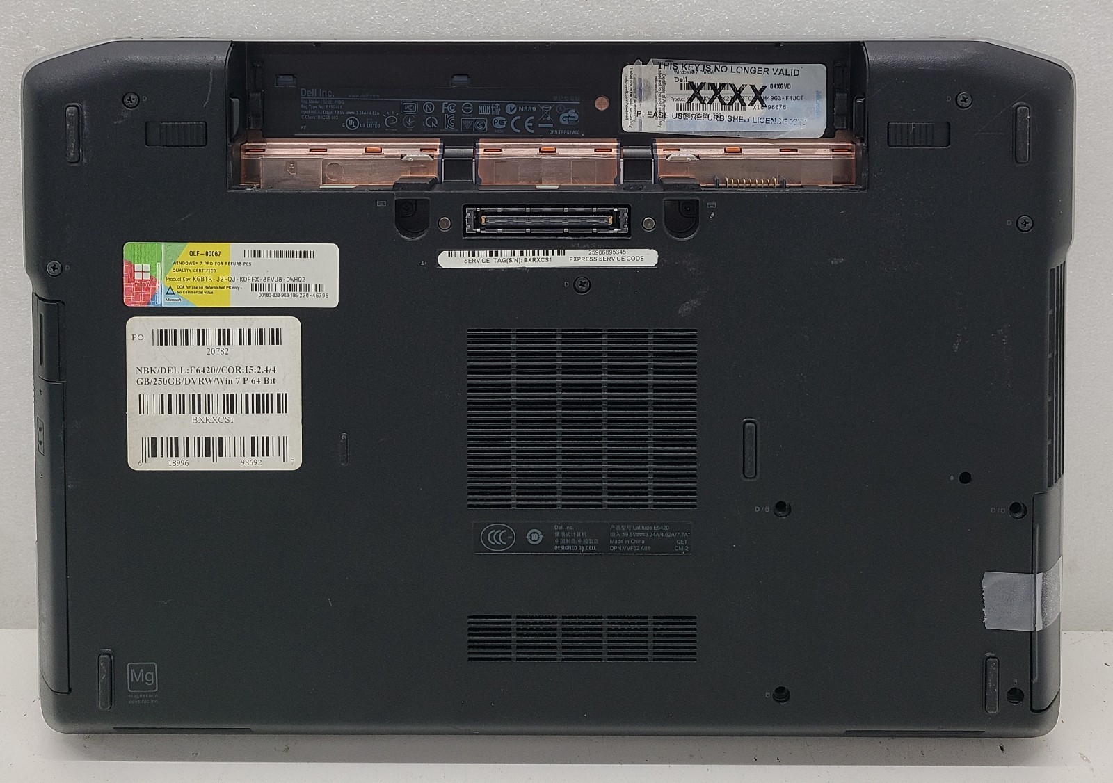 Dell Latitude E6420 14” Laptop Intel Core i5-2520M 4GB Ram No HD/OS/BATT (FL)