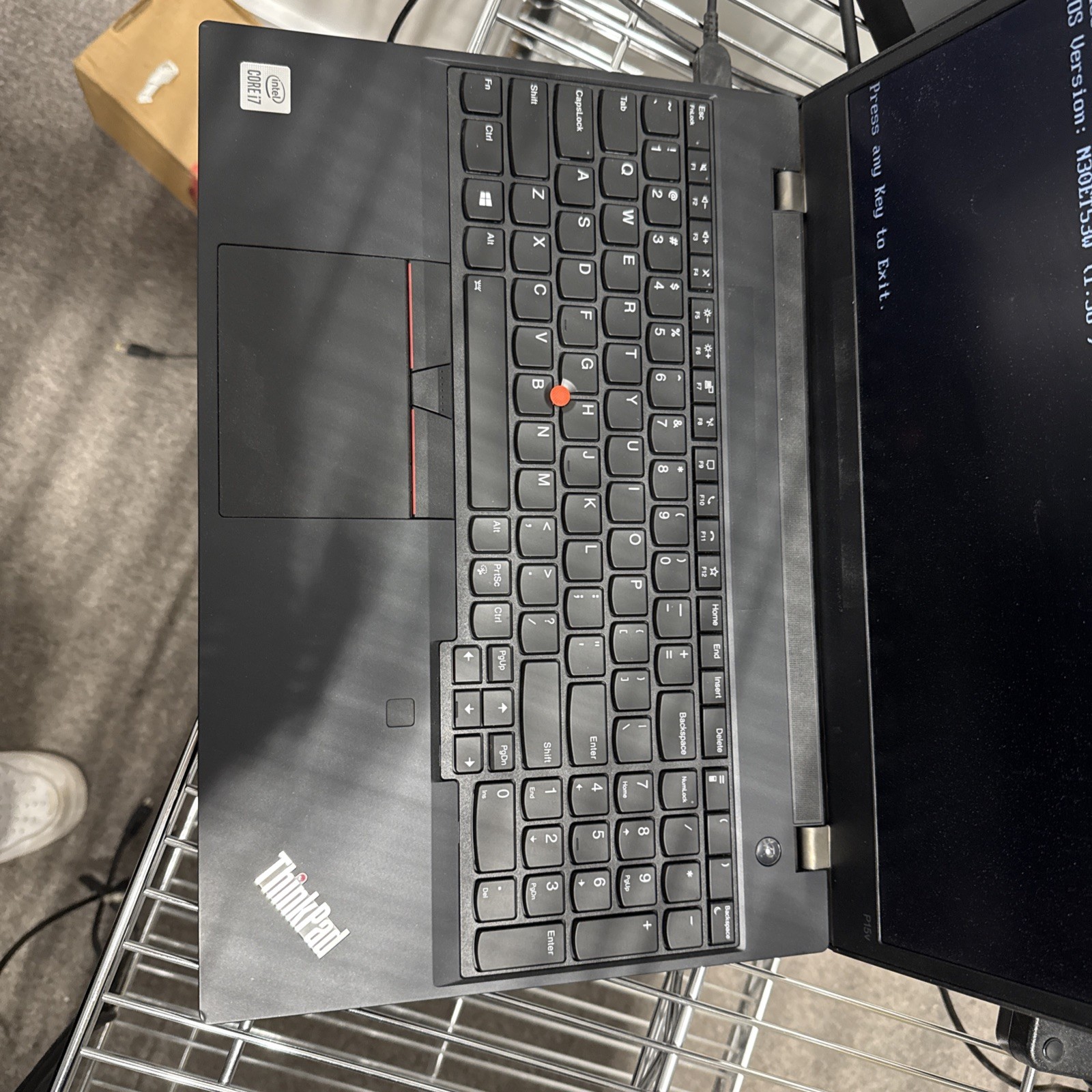Lenovo ThinkPad P15v Gen 1 i7-10750H 2.7GHz 16GB DDR4 NO SSD Laptop – READ