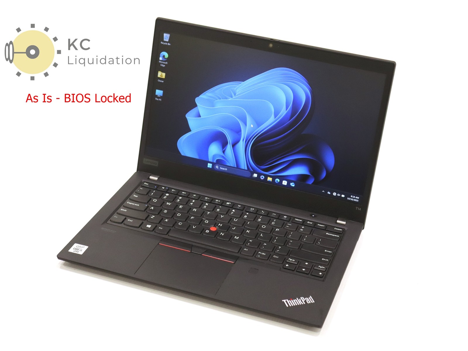 Lenovo ThinkPad T14 G1 14″ i5-10310U 24GB 256GB NVMe Win 11 Pro – As Is Read