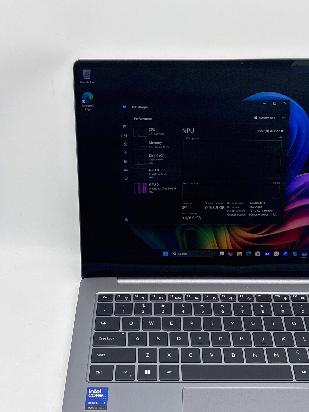 Samsung Galaxy Book NP940XHA Touch AMOLED Ultra 7 256V 16GB RAM 512GB SSD Used