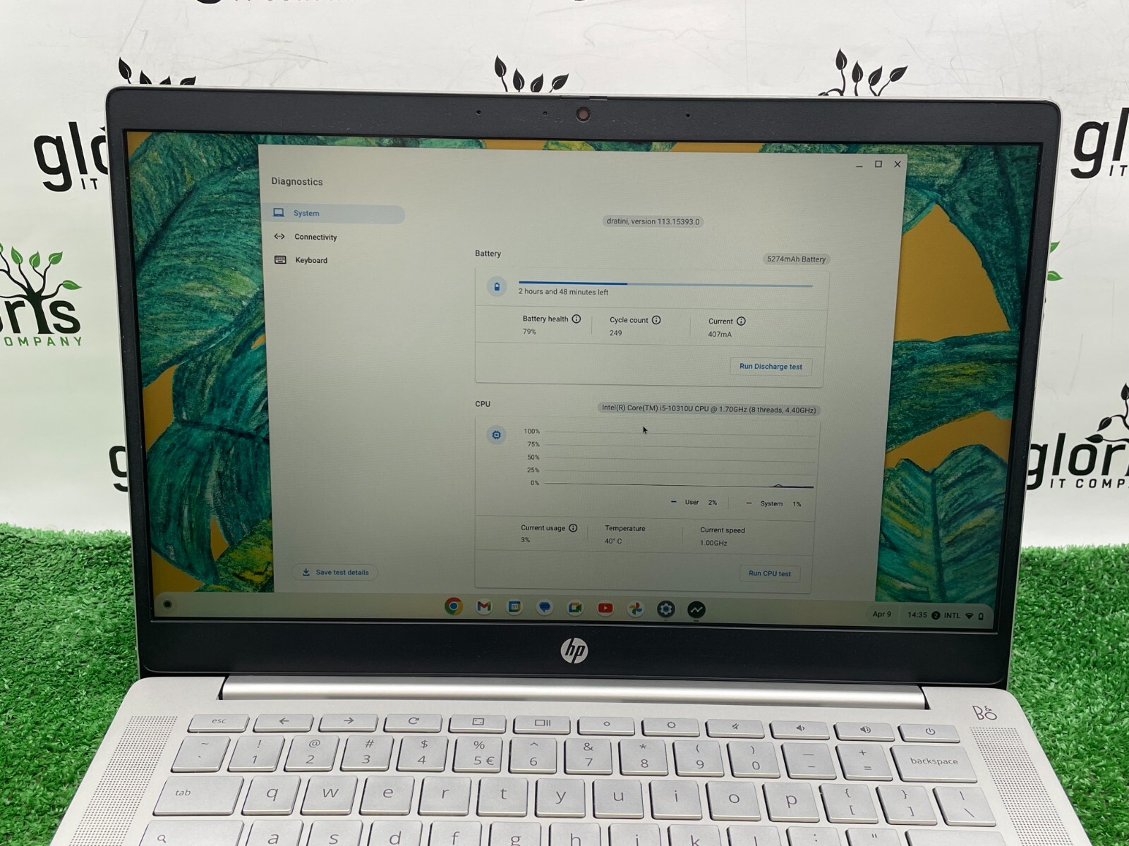 HP Pro c640 Chromebook Laptop Intel i5-10310U 1.70GHz / 8GB RAM / 64GB SSD A*