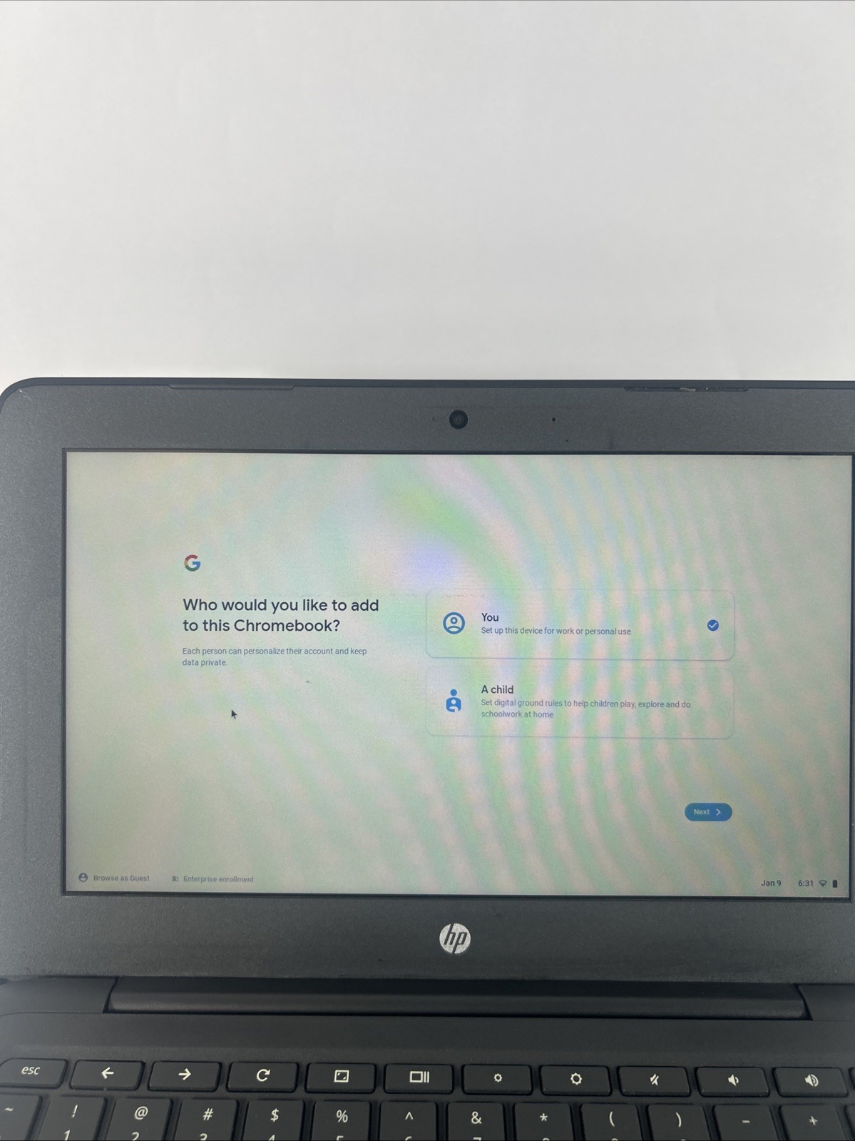 HP 11 G6 EE Chromebook Intel Celeron 4GB RAM Chrome OS Laptop Grade B