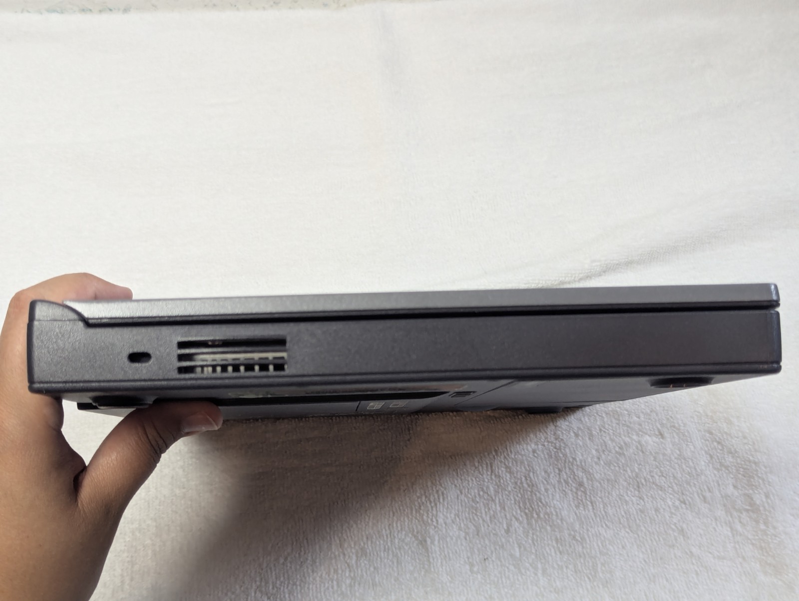 Vintage Dell Latitude CS Laptop Bundle PMP For Parts w/ Floppy CD-ROM Case