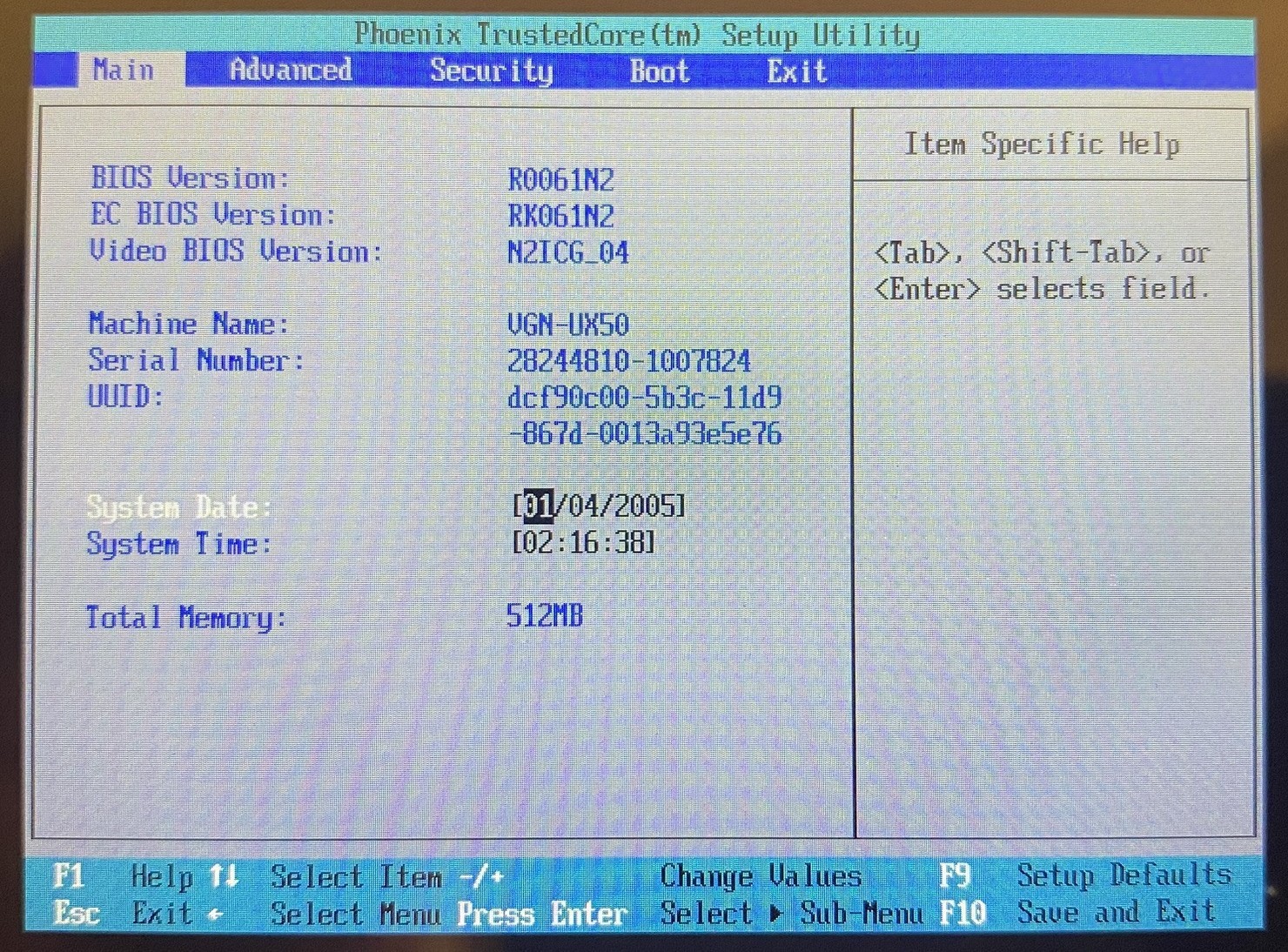 Sony VAIO VGN-UX50 Ultra-Mobile Personal Computer (UMPC), Full Collectors Kit