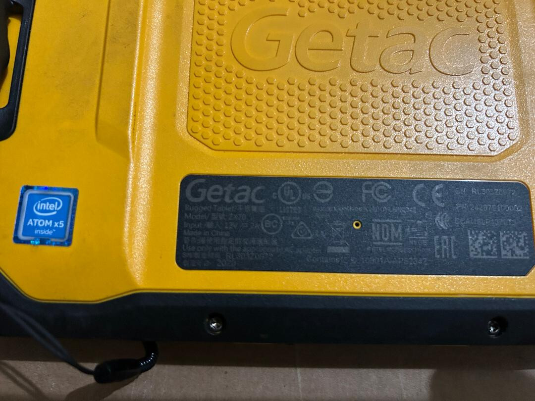 Qty.2 Getac Isaac Powered ZX70 Intel ATOM X5 Rugged 16GB Tablet