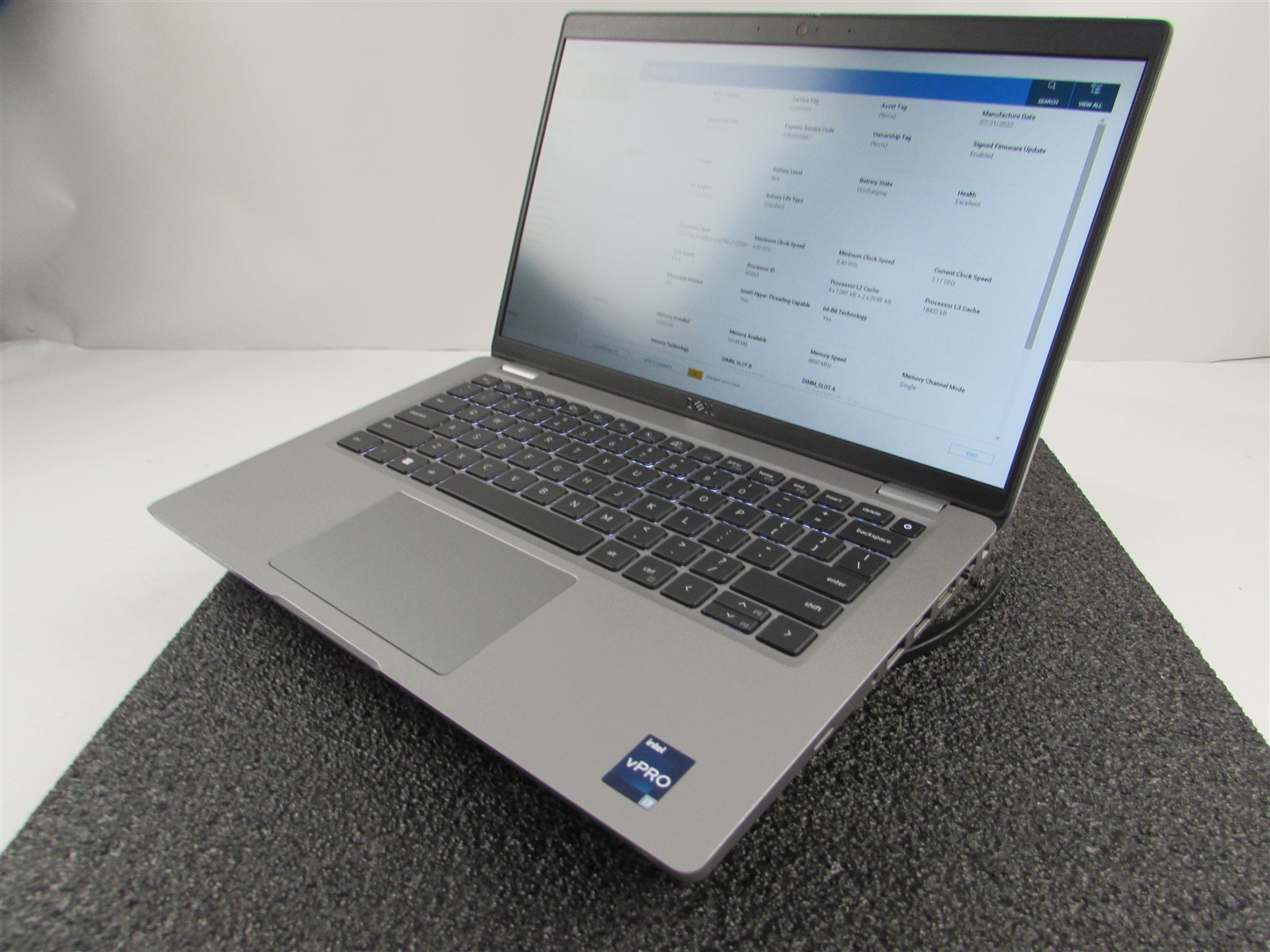 DELL LATITUDE 5431 1920X1080 FHD CORE I7-1270P 256GB 16GB RAM NO O.S