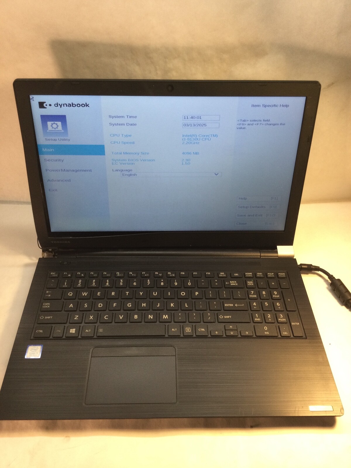 LOT OF 2-Toshiba Tecra A50-EC 15″ Laptop Intel Core i3 8th Gen- BROKEN HINGE -MZ