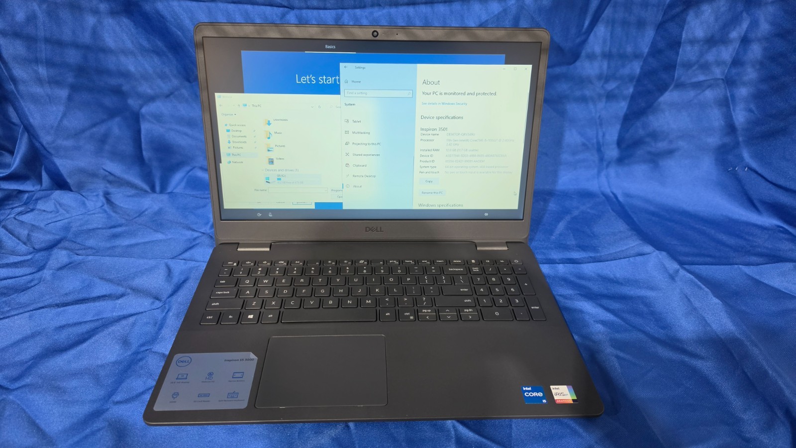 Dell Inspiron 15 3530 15.6•W10H•1366 x 768 HD•Intel i5-3501 12GB Black