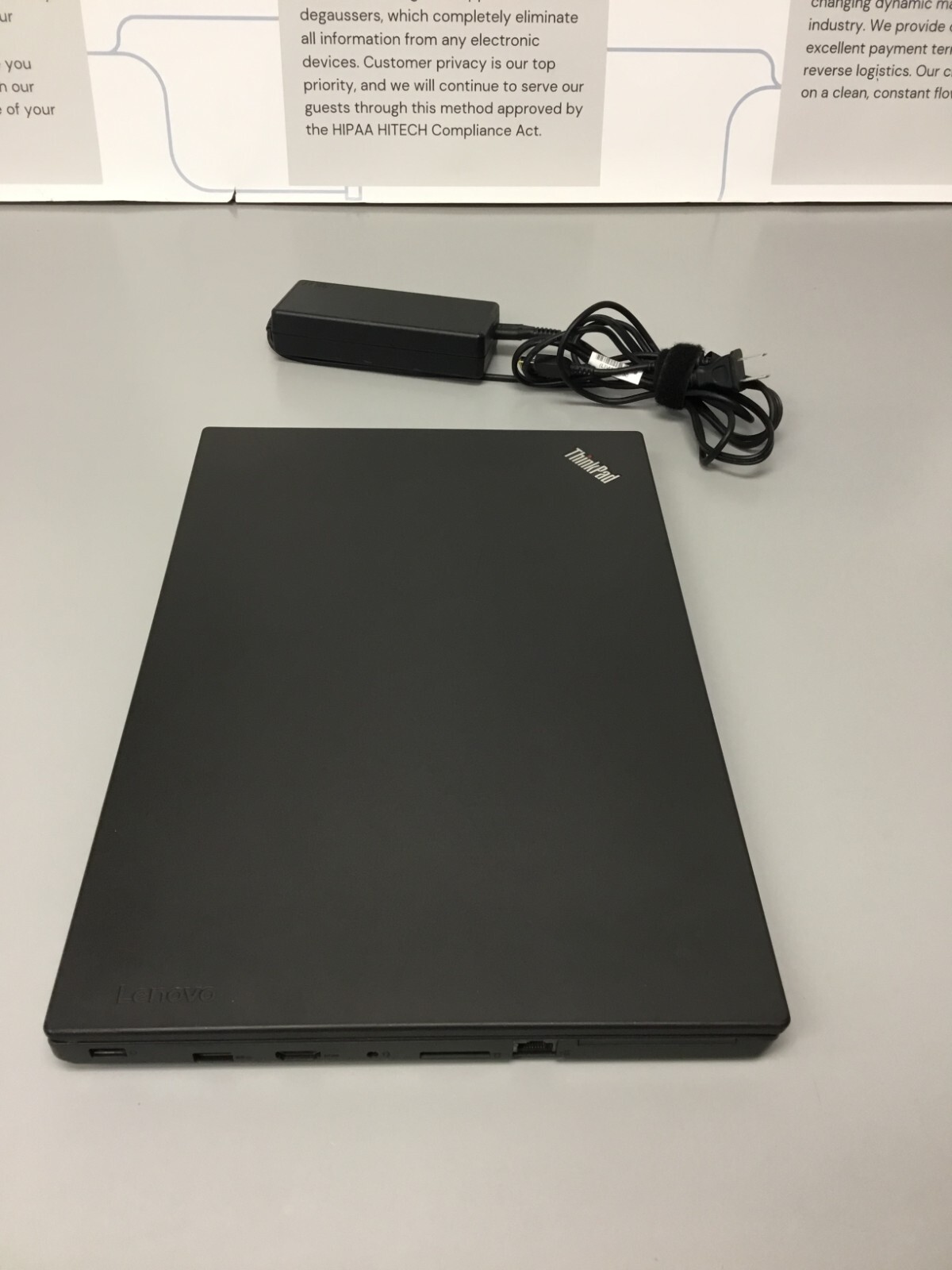 Lenovo Thinkpad T560 15.6” 256GB Core i5 6th Gen 2.40 GHz 8GB WIN 11 PRO