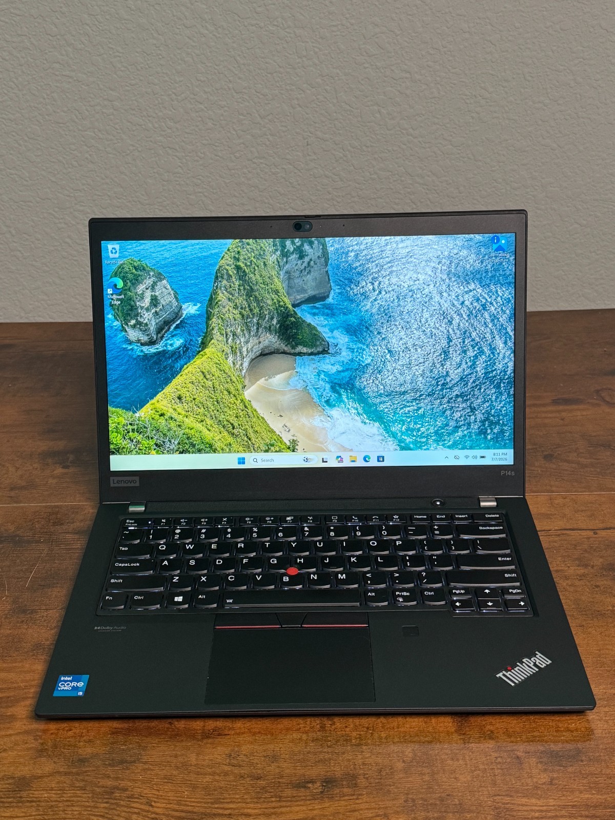 Lenovo Thinkpad P14s Gen2 14″ Intel i5-1135G7 2.4Ghz 16GB 512GB SSD T500 GPU