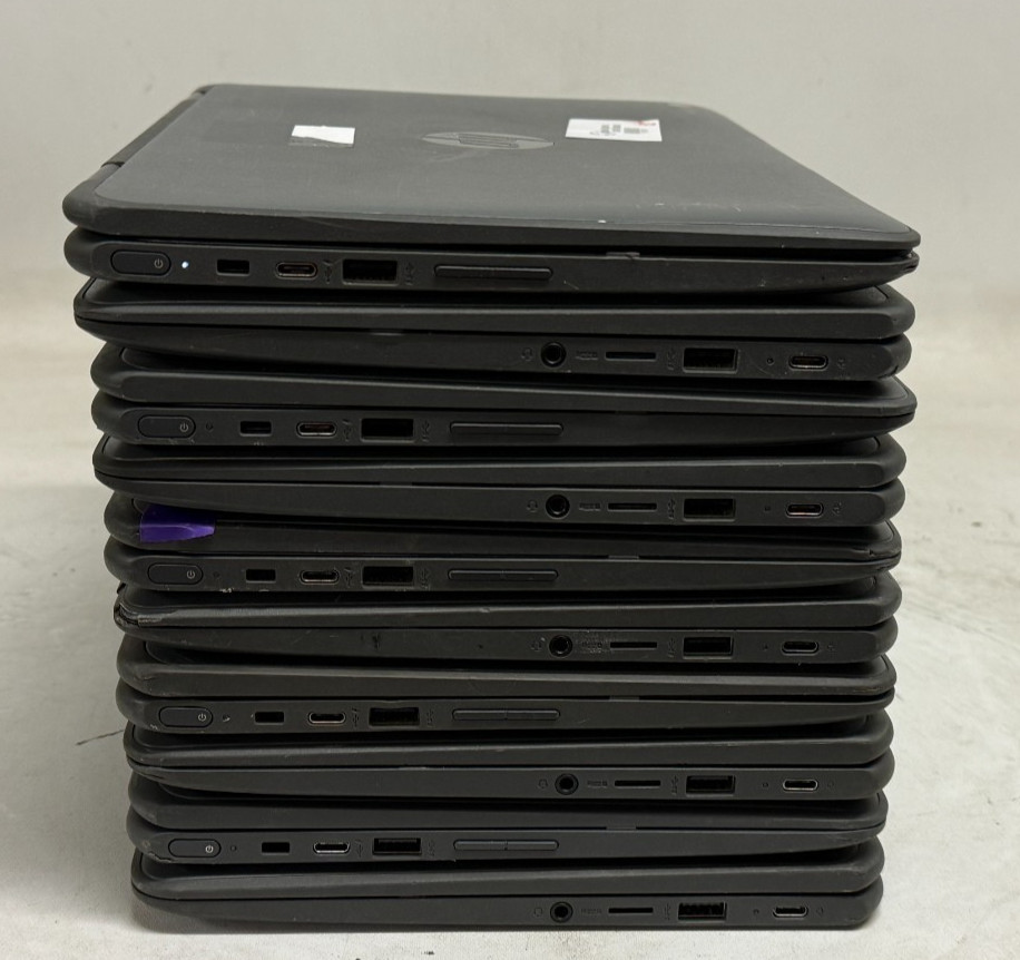 HP Chromebook x360 11 G1 2in1 11.6″ (N3350 – 4GB RAM – 32GB Storage) – Lot of 10