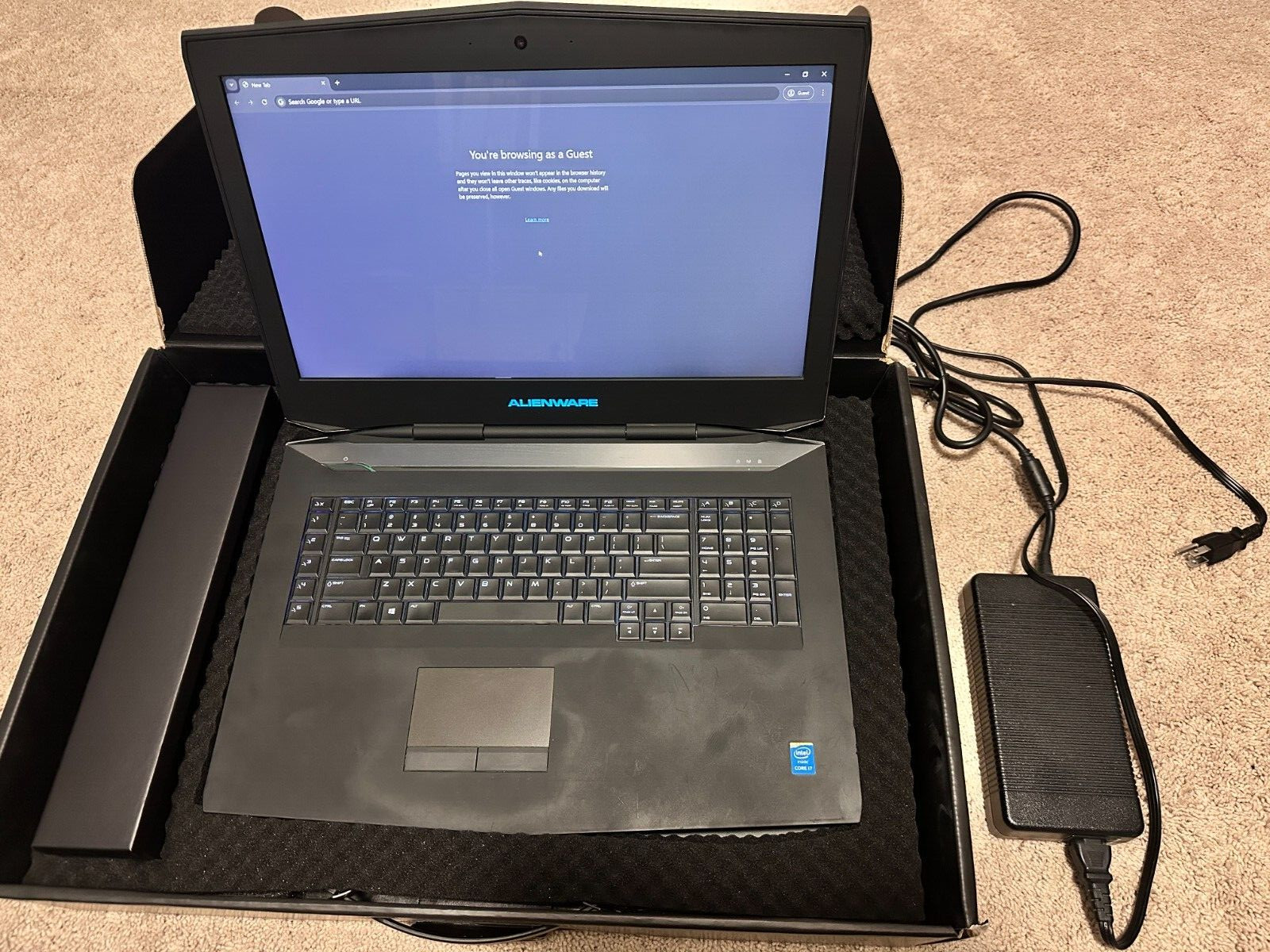 Alienware 18 – 18.4″ Laptop – i7-4700MQ 16GB RAM 500GB SSD NVIDIA GPU – BAD BATT