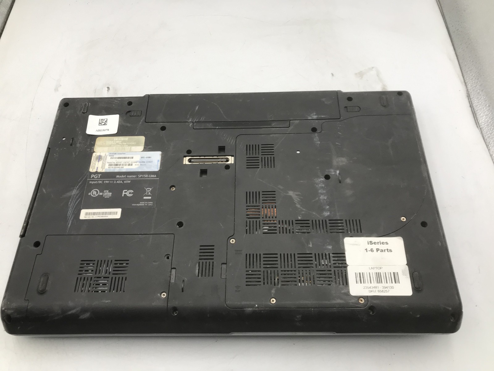 NEXLINK SP15RR UMA – BOOTS TO BIOS – INTEL I5 2410M – 2GB RAM – READ DESCRIP -BB