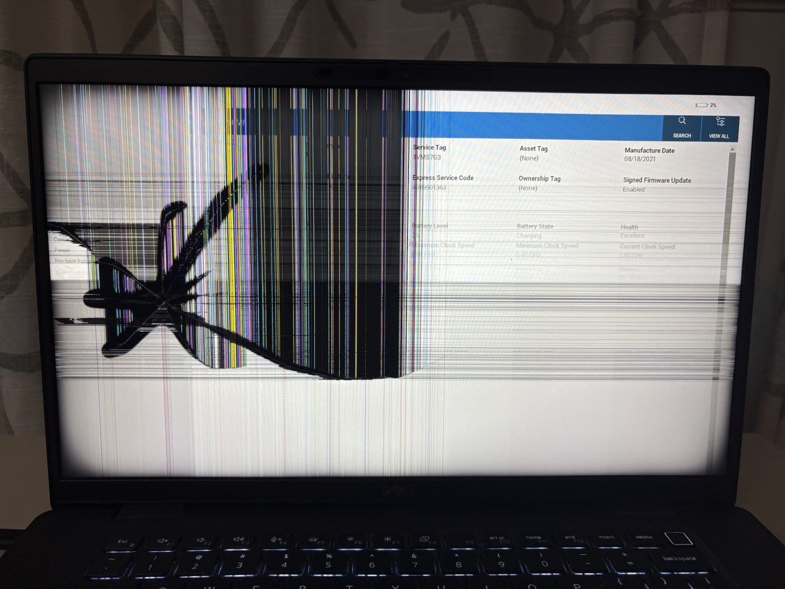 DELL LATITUDE 7520 15.6″ i7-1185G7, 16GB RAM, **NO SSD, BROKEN SCREEN**