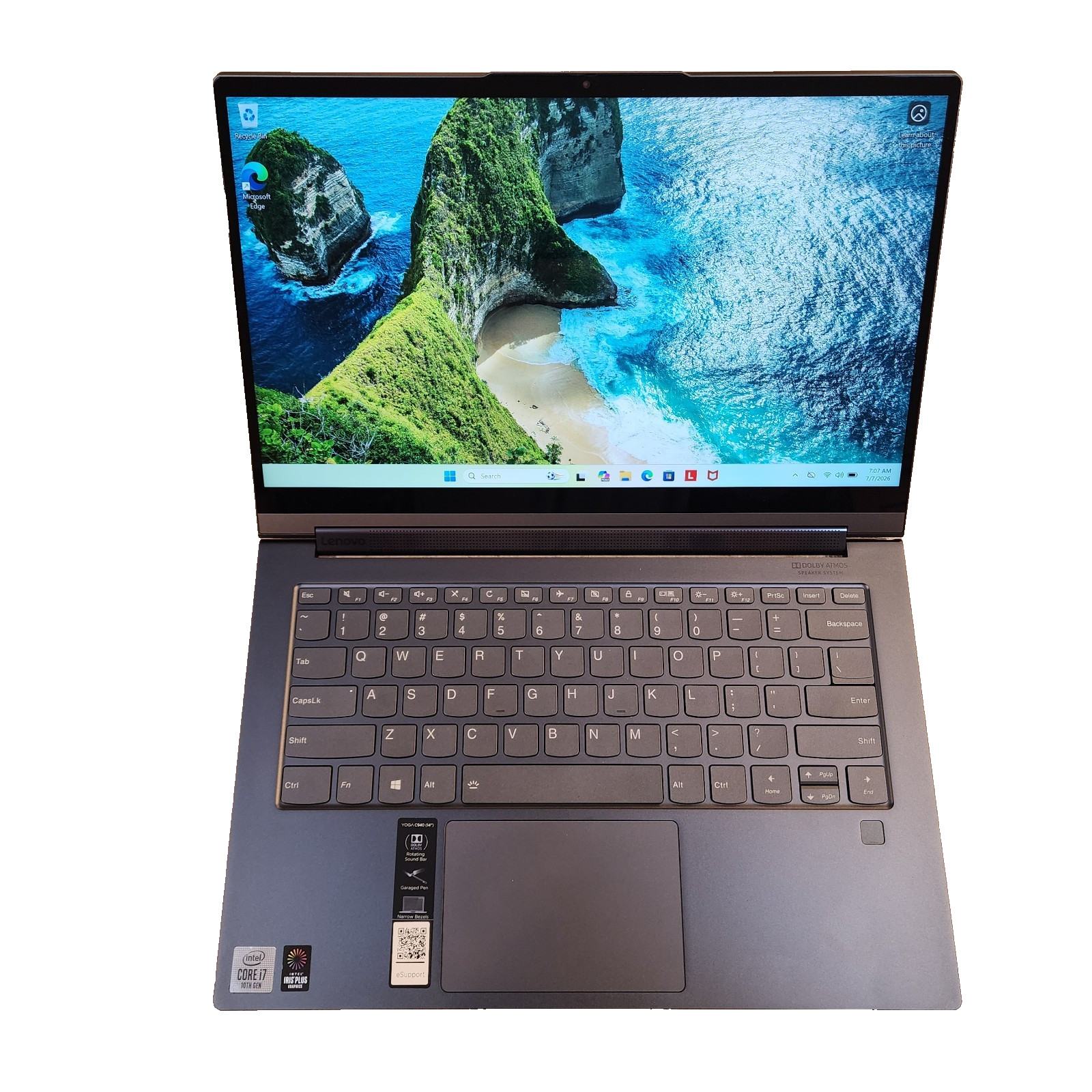 2-in-1 Touch Lenovo Yoga C940-14IIL 14″ FHD i7-1065G7 512GB SSD 12GB RAM
