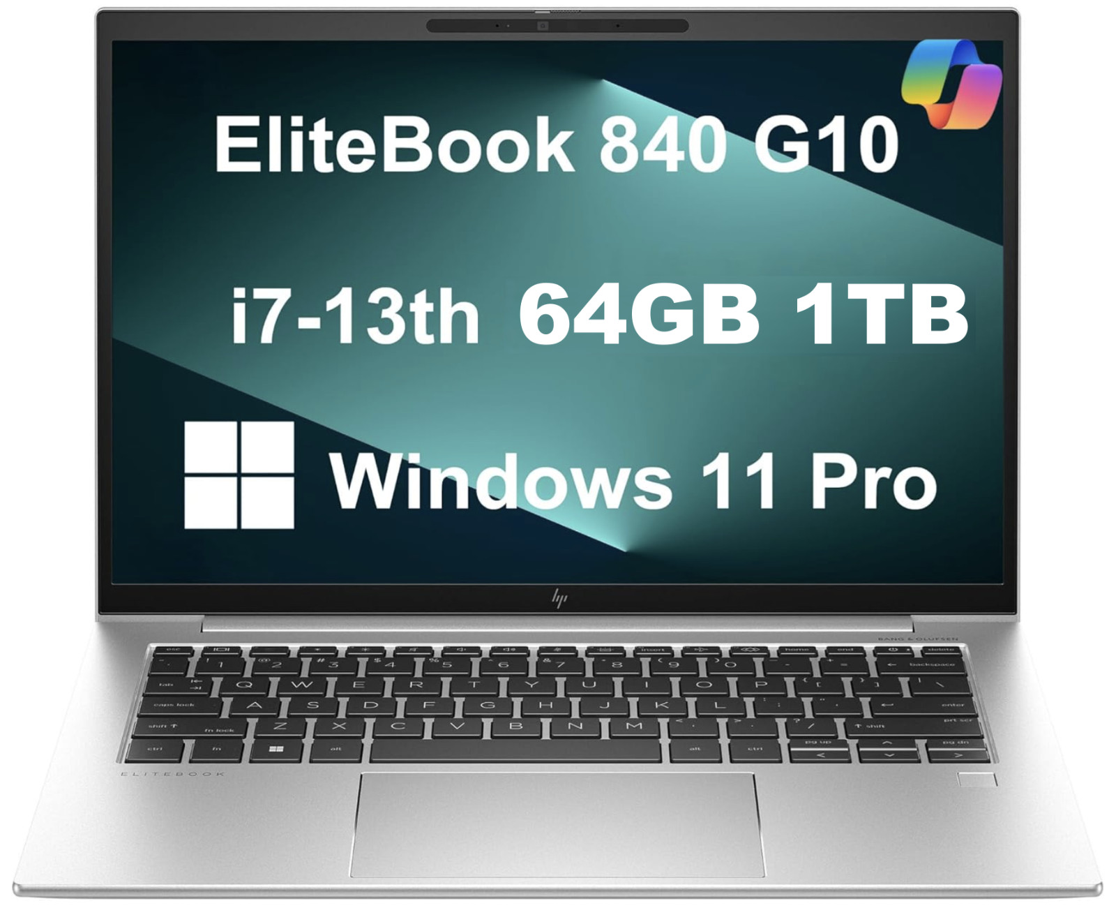 New HP EliteBook840 i7-1365U 10Cores 14″WUXGA 64GB DDR5 1TB SSD Win11Pro Copilot