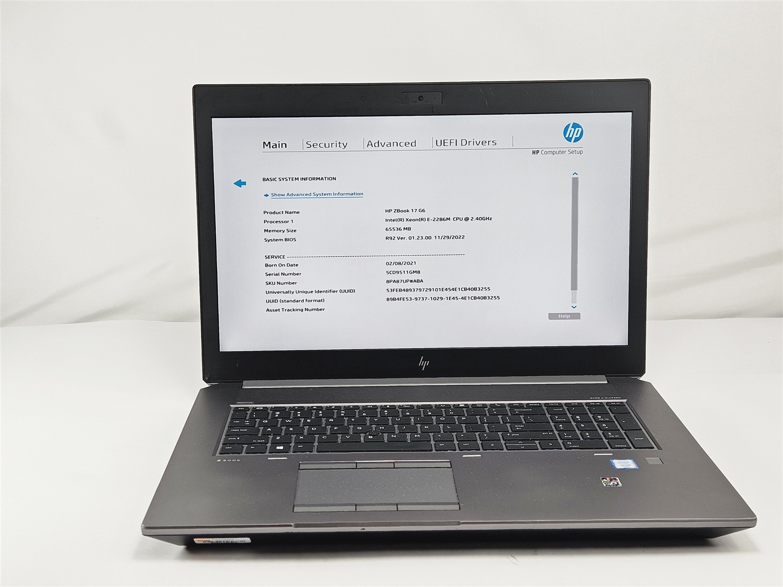 HP ZBook 17 G6 Intel Xeon E-2286M 64GB 1TB SSD RTX 4000 17.3″