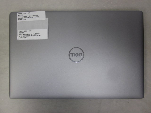 Dell Latitude 5531 I7-12800H @ 1.8GHz 512GB 32GB WIN11PRO TOUCH *WNTY 10/26* #7