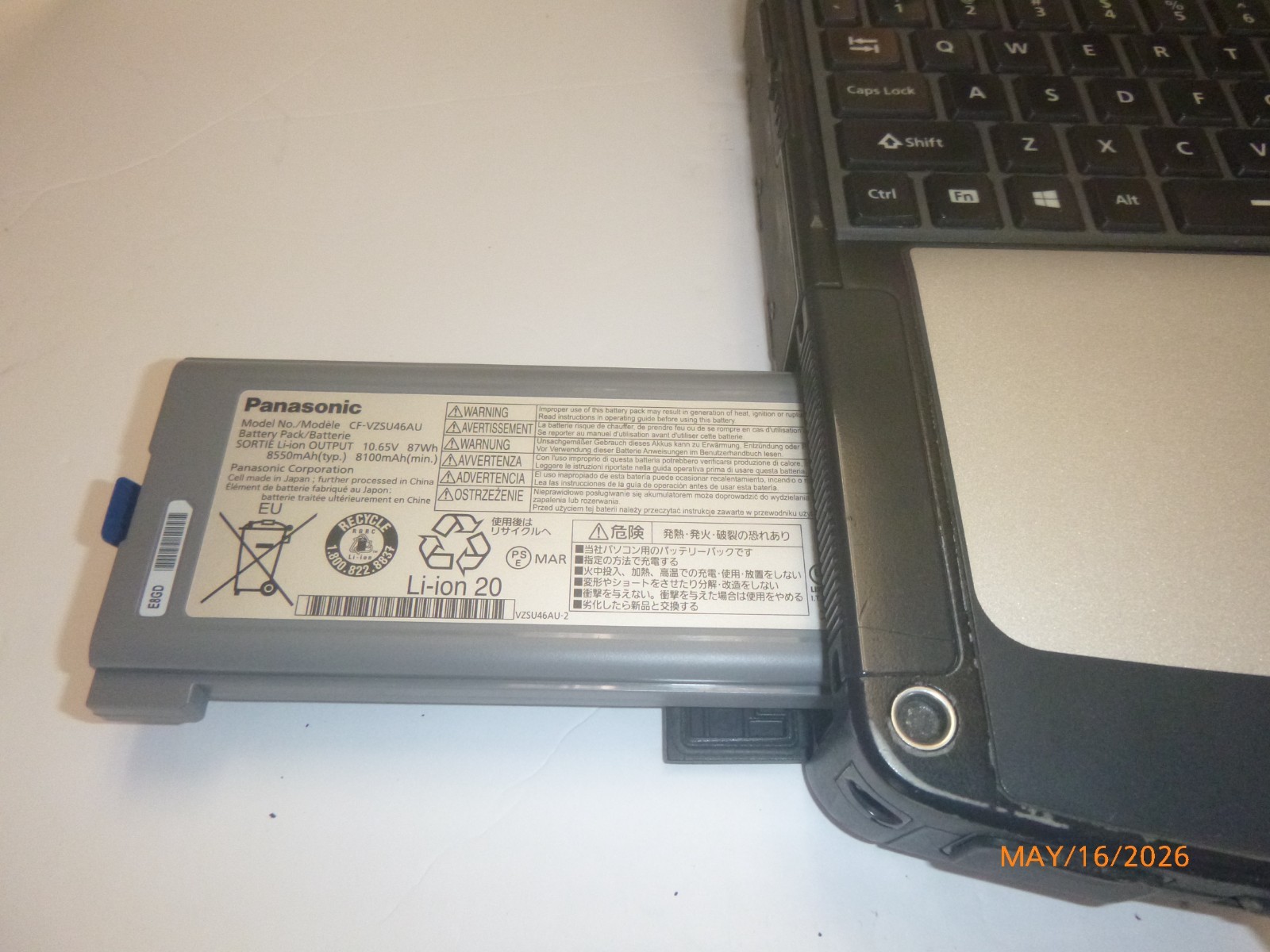 Panasonic Toughbook i7 5600M 2.6GHz 8GB 500GB – Win 11 Pro -MK5 CF-3113-02VM
