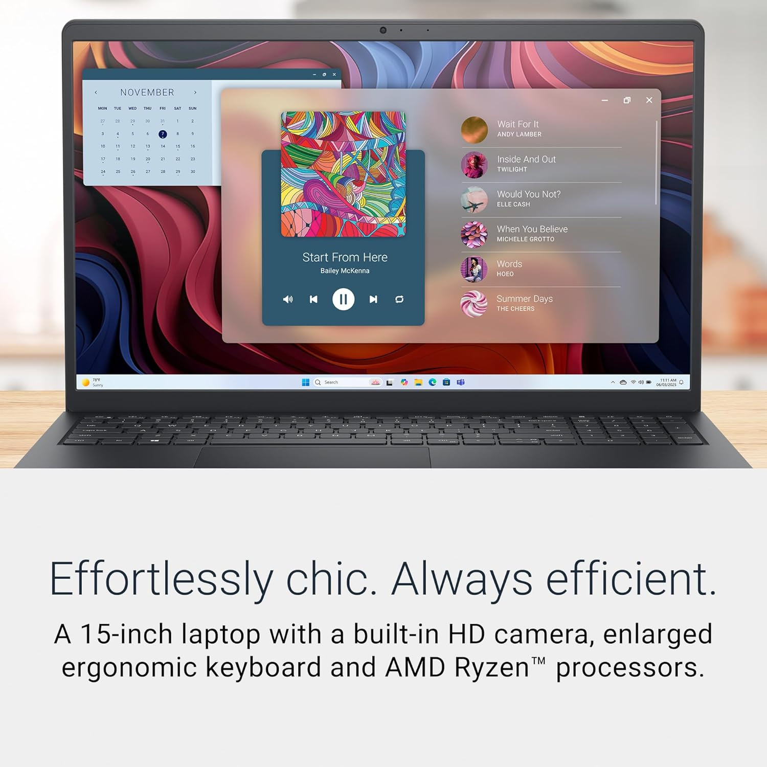 15 Laptop Dc15255-15.6-Inch FHD 120Hz Display, AMD Ryzen 5-7520U, 8GB LPDDR5 RAM