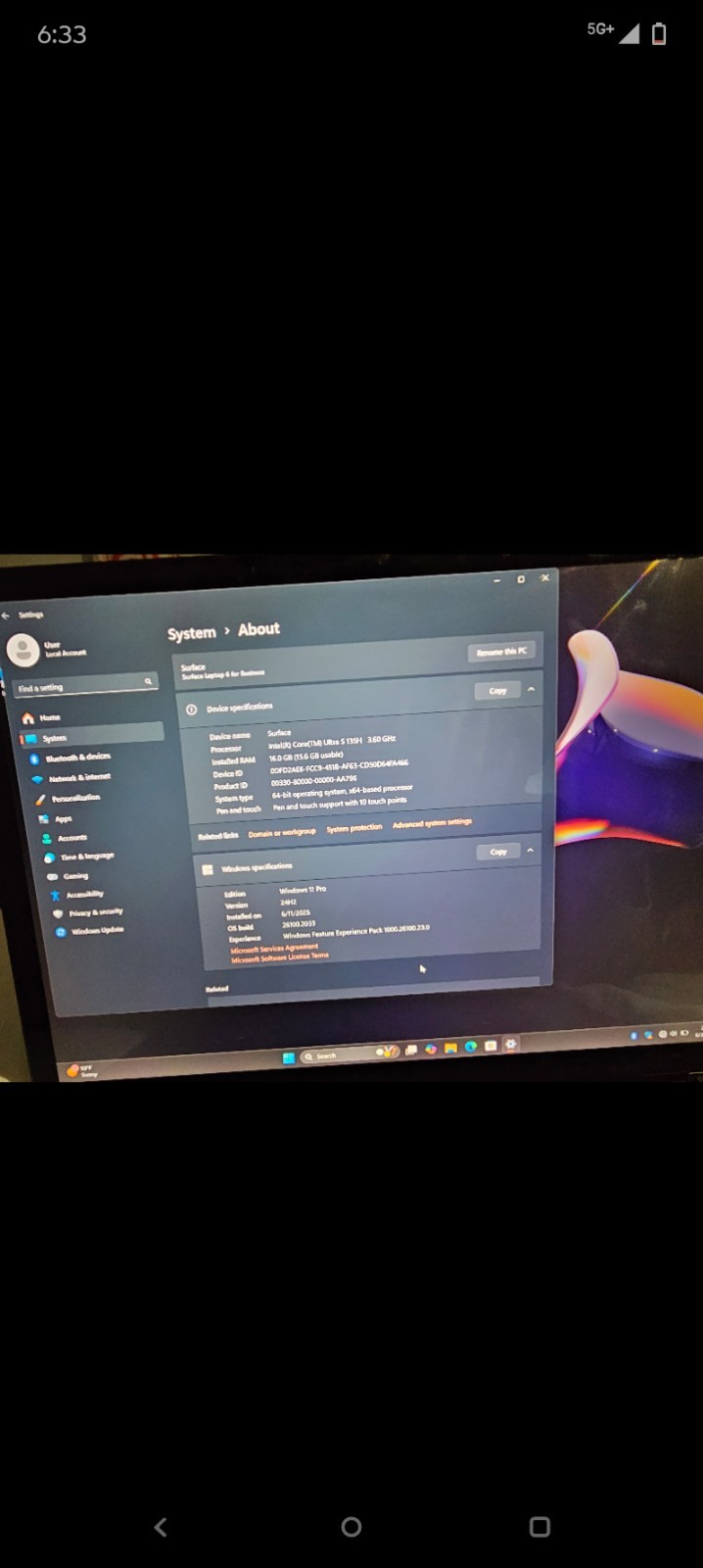 Microsoft Laptop 6 13.5″ Multi-Touch Surface Black & 2 Dell Monitors Need Gone