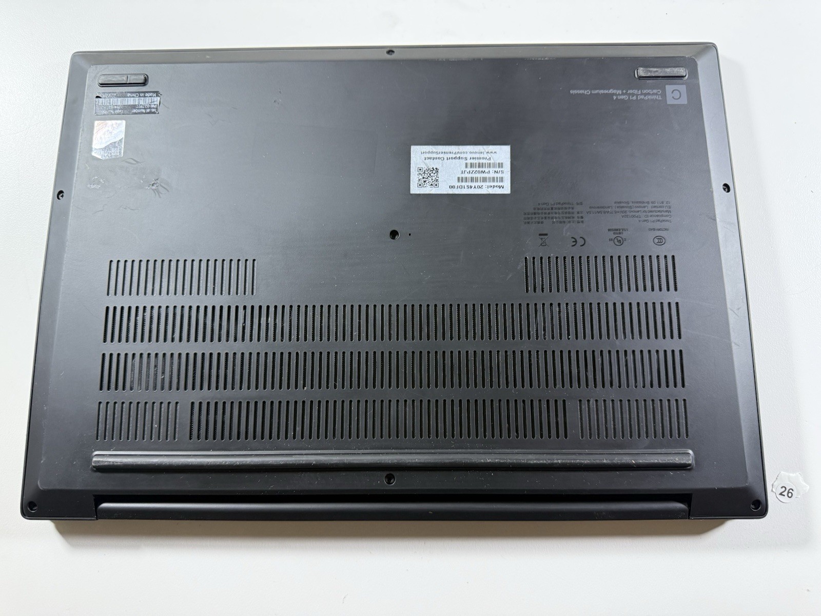 LENOVO THINKPAD P1 Gen 4 TOUCH 4k I7-11850H 512GB 16GB RAM NVIDIA T1200 WIN 11