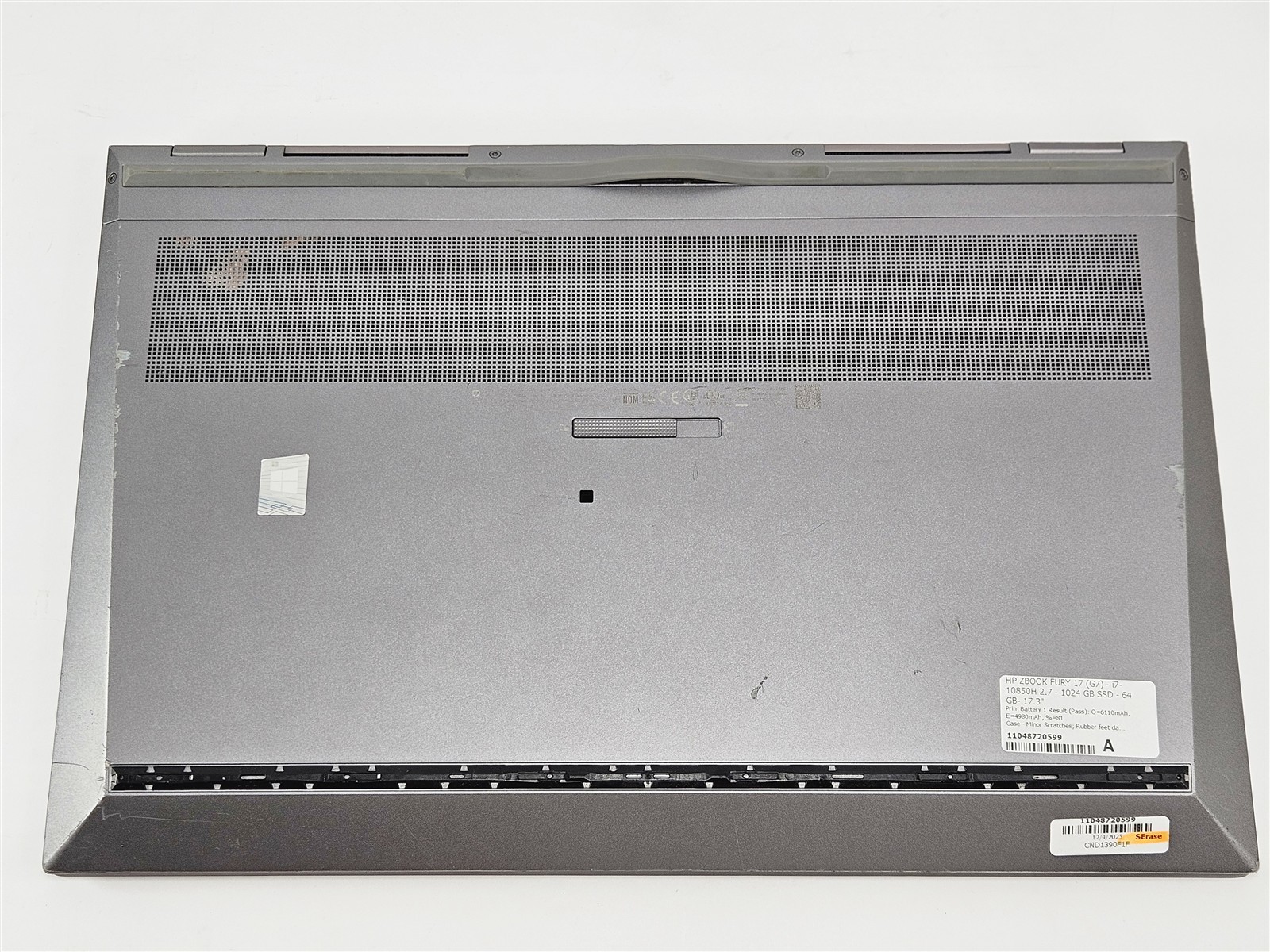 HP ZBook Fury 17 G7 Intel Core i7-10850H 64GB 1TB SSD 17.3″ Quadro RTX 5000