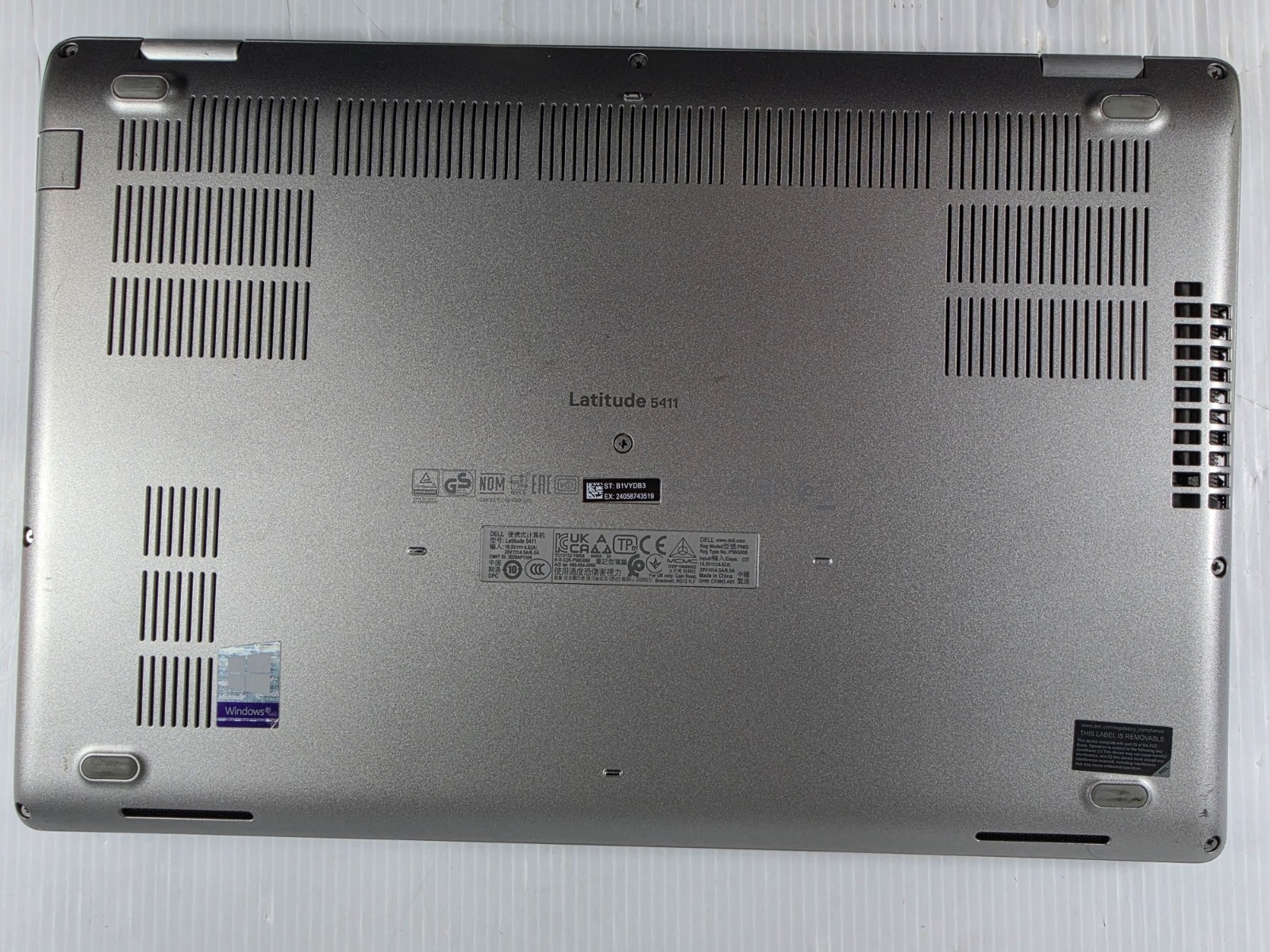 Dell Latitude 5411 Laptop i5-10400H 2.6GHz 16GB Ram 256GB NVMe