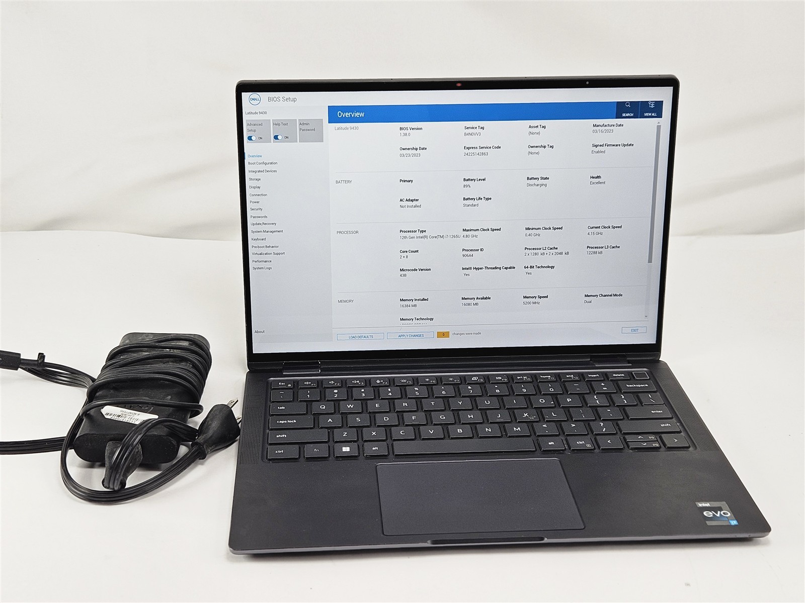 Dell 14″ Latitude 9430 2-in-1 Intel Core i7-1265U 16GB 256GB SSD Iris Xe Gray