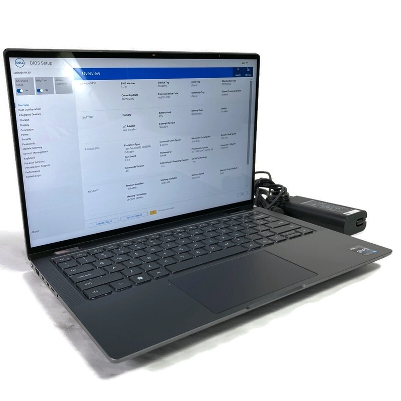 Dell Latitude 9430 14″ Convertible i5-1245U 1.6GHz 16GB 256GB NVMe SSD – Win 11