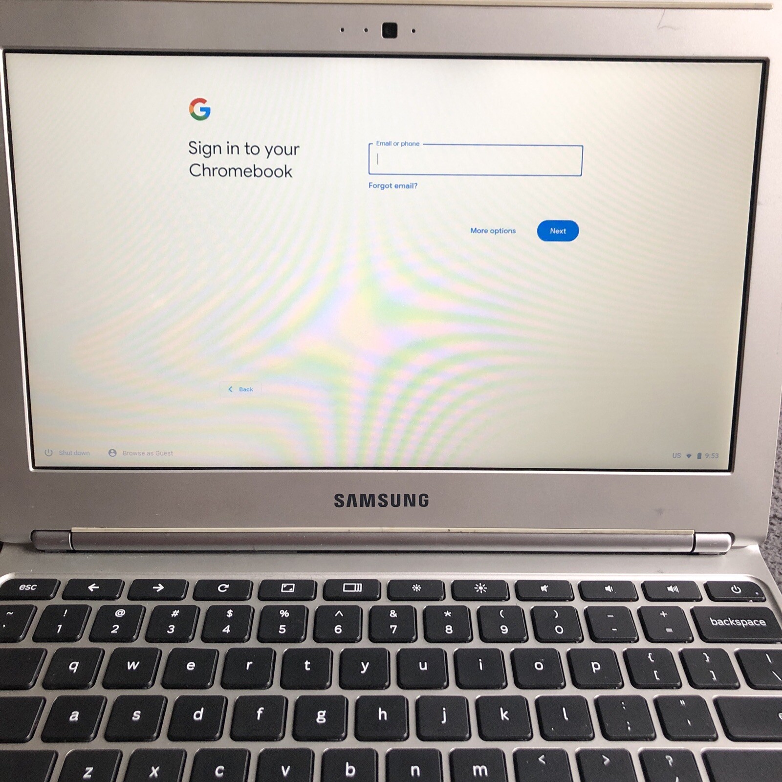 Samsung Chromebook 303C XE303C12 Notebook Exynos 5 2GB RAM+16GB SSD – WORKS